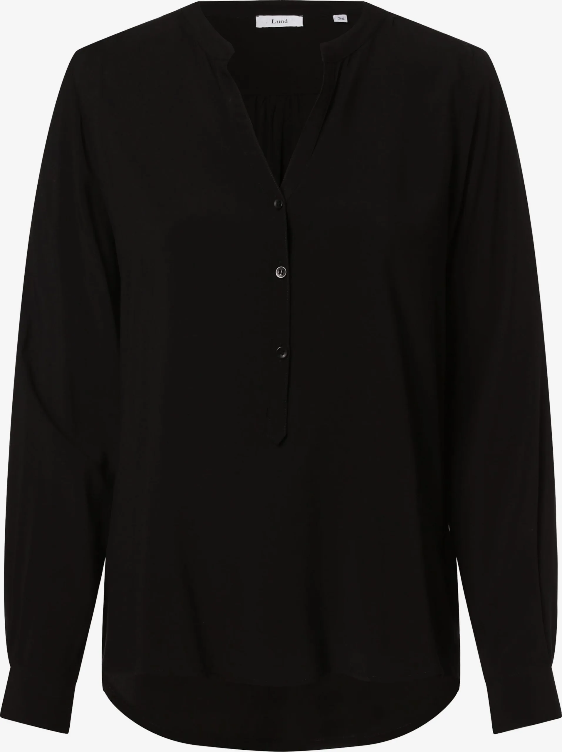 Marie Lund Overhemden Blouse Dames Zwart 1 Marie Lund Overhemden Blouse Dames Zwart