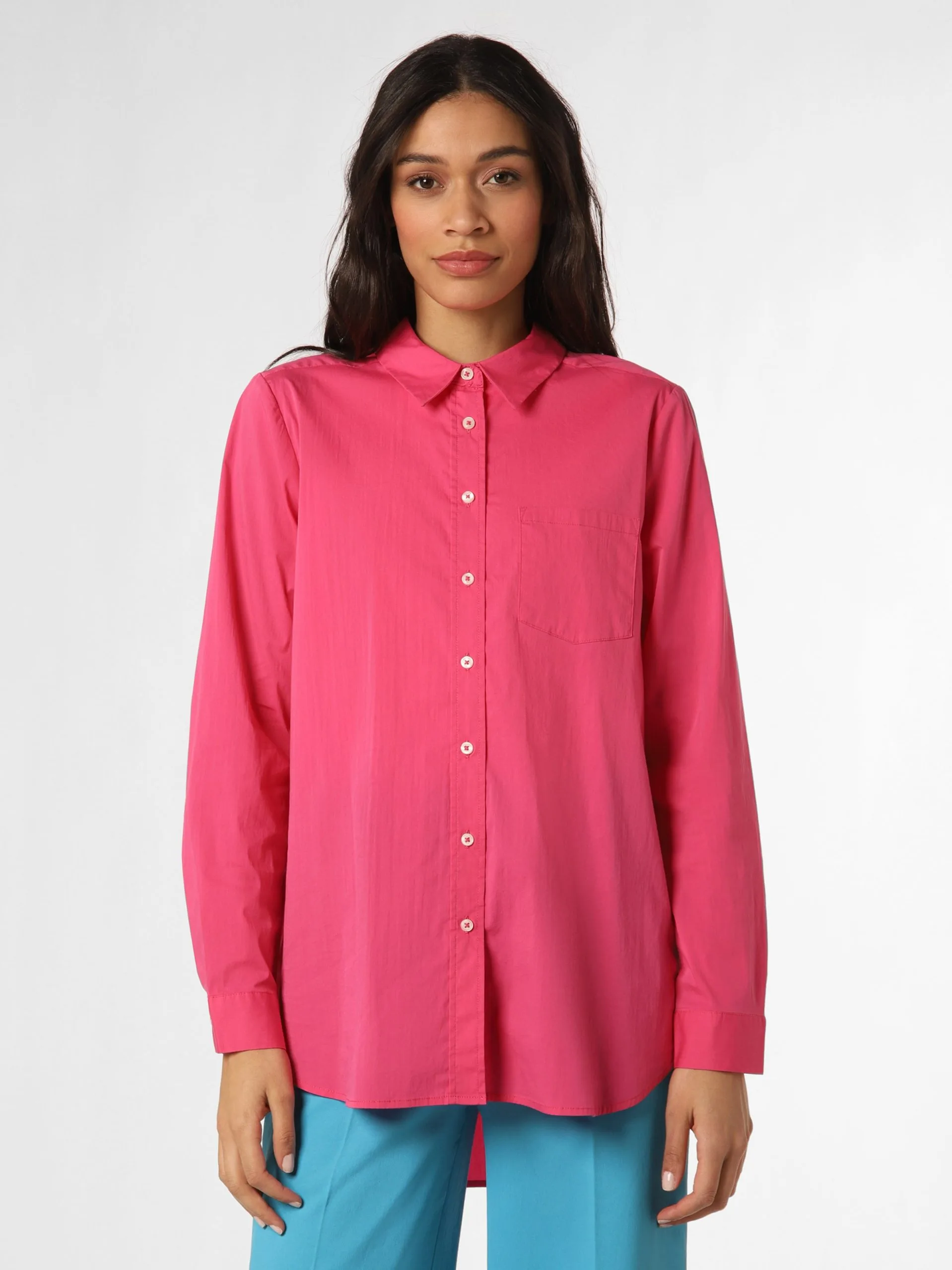 Marie Lund Overhemden Blouse Dames Magenta 2 Marie Lund Overhemden Blouse Dames Magenta - Afbeelding 2