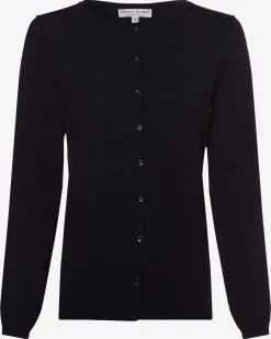 Marie Lund Vesten Gebreid Vest Dames Donkerblauw