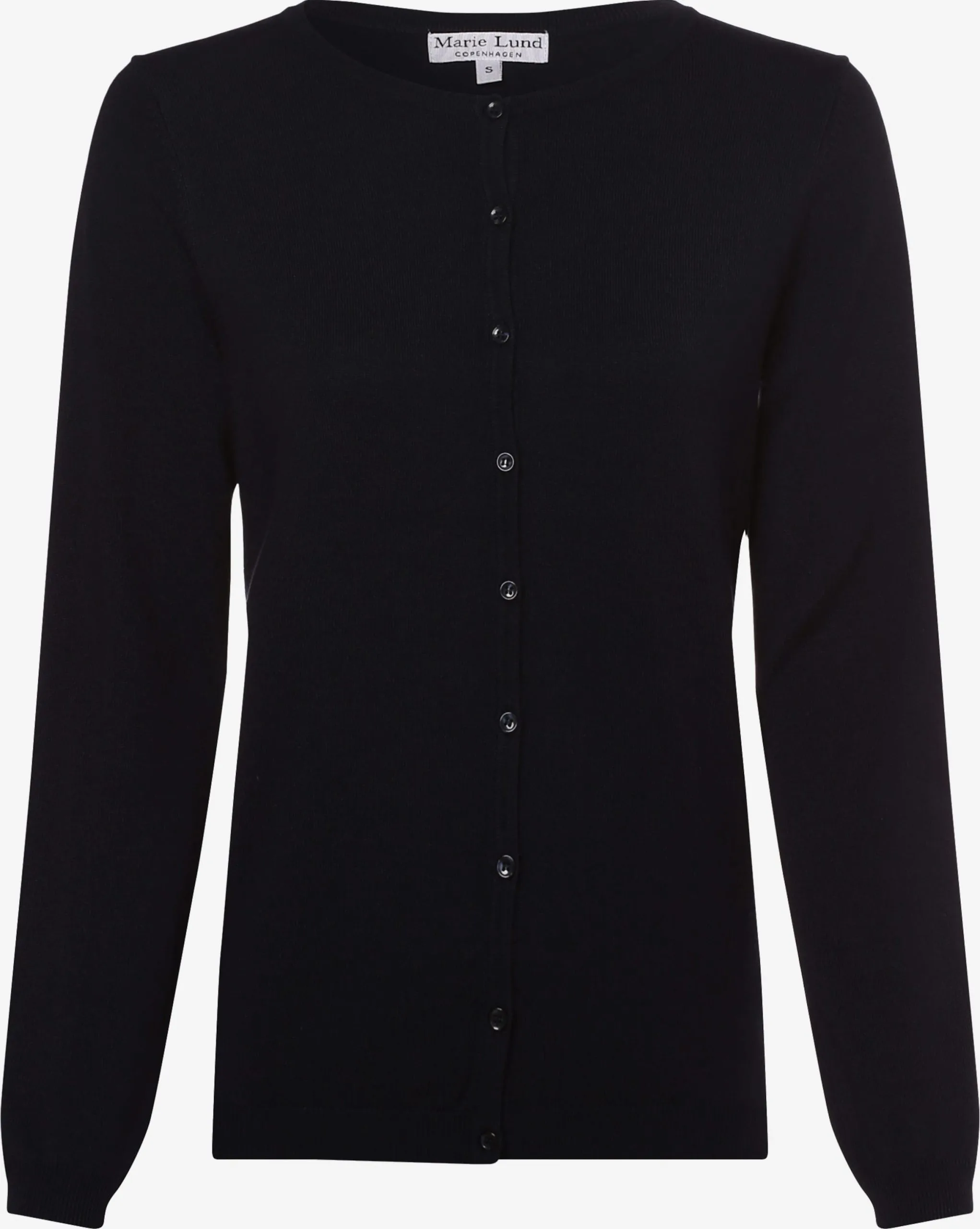 Marie Lund Vesten Gebreid Vest Dames Donkerblauw 1 Marie Lund Vesten Gebreid Vest Dames Donkerblauw