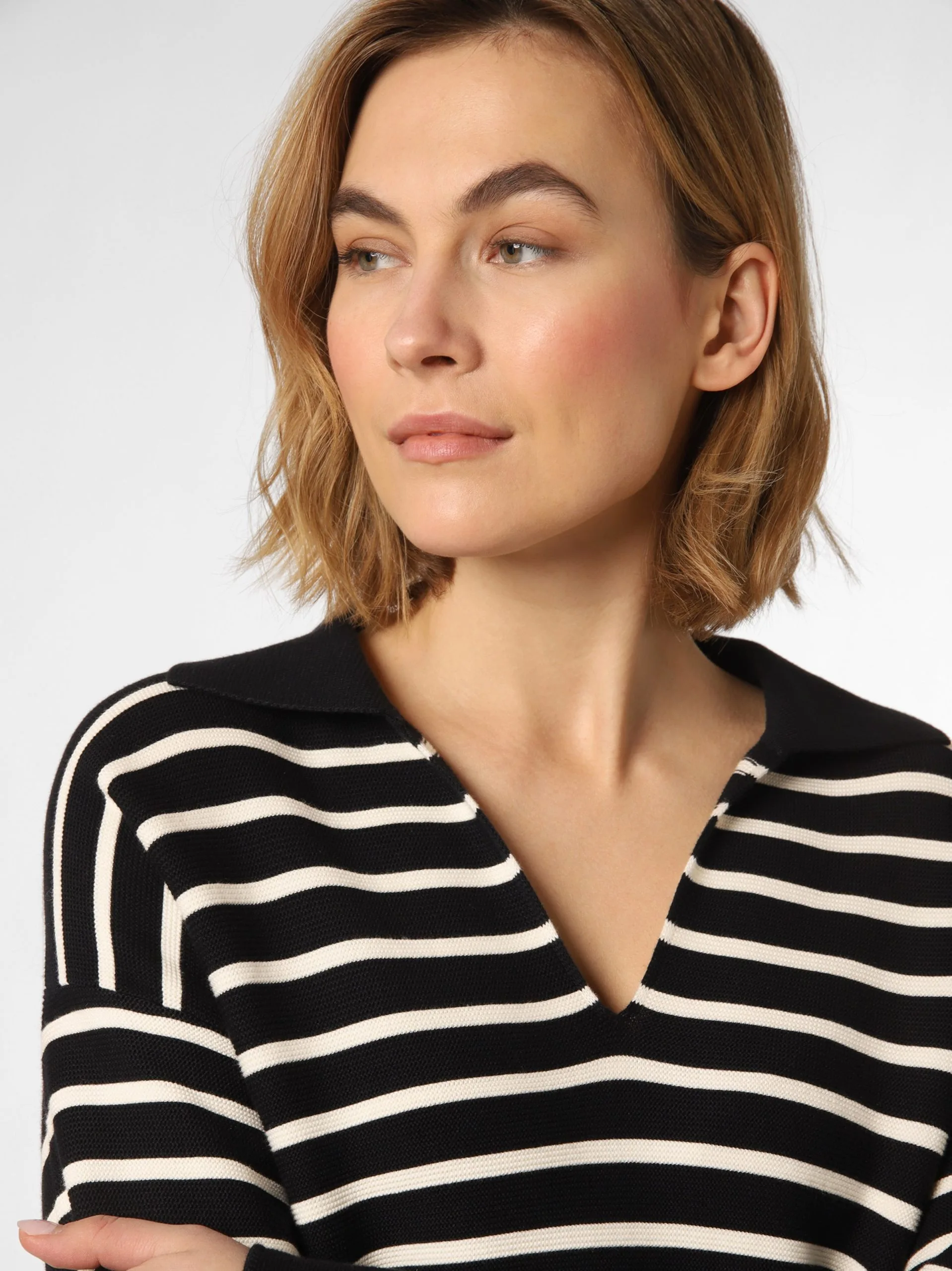 Marie Lund Fijngebreide Truien Trui Dames Marine 4 Marie Lund Fijngebreide Truien Trui Dames Marine - Afbeelding 4