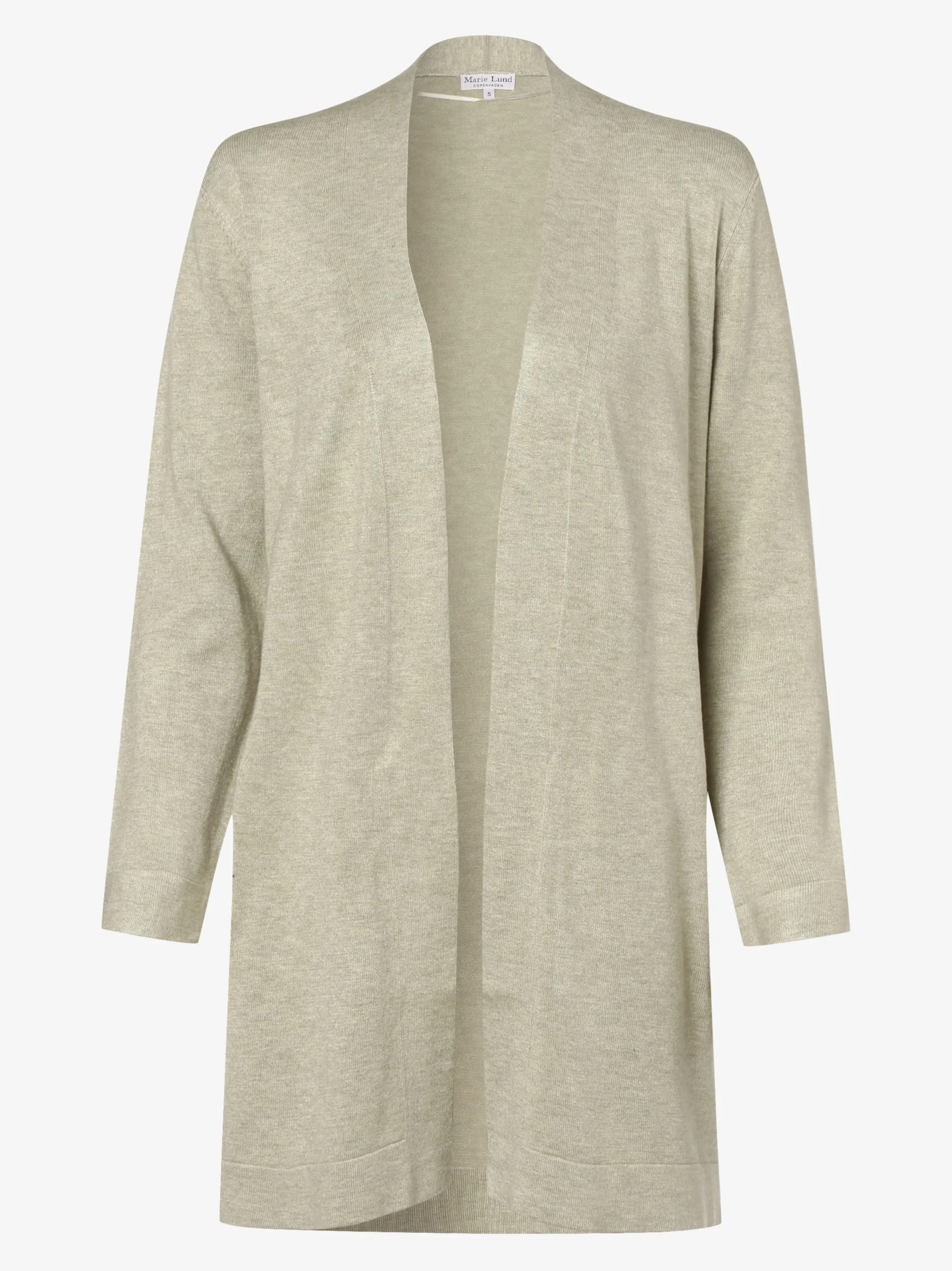 Marie Lund Vesten Gebreid Vest Dames Kaki / Pastelgroen 1 Marie Lund Vesten Gebreid Vest Dames Kaki / Pastelgroen