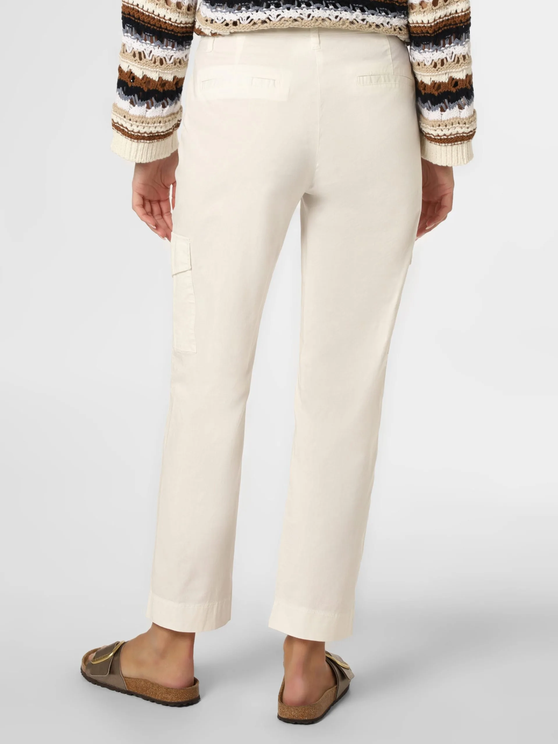 Marie Lund Cargobroeken Regular Cargobroek Dames Wit 3 Marie Lund Cargobroeken Regular Cargobroek Dames Wit - Afbeelding 3