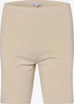Marie Lund Shorts Skinny Broek Dames Sand