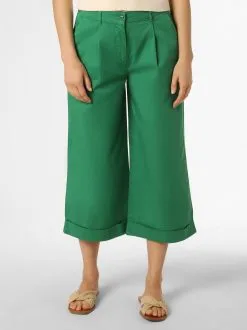 Marie Lund Bandplooibroeken Flared Bandplooibroek Dames Groen