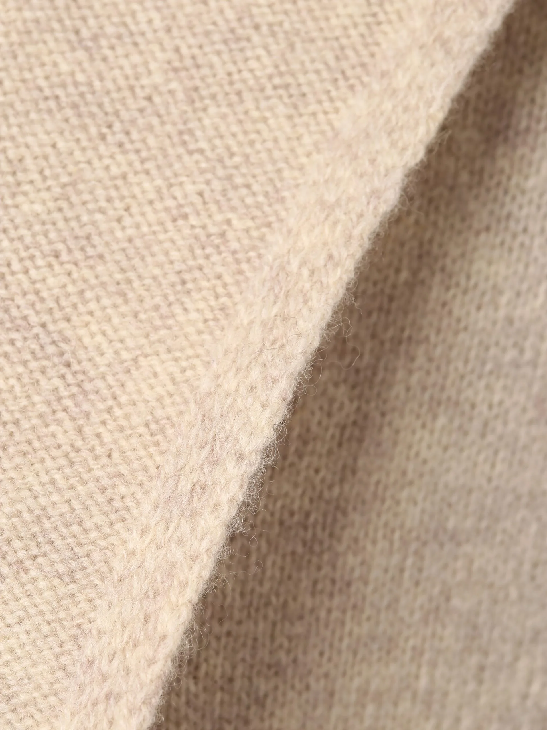 Marie Lund Vesten Gebreid Vest Dames Beige 3 Marie Lund Vesten Gebreid Vest Dames Beige - Afbeelding 3