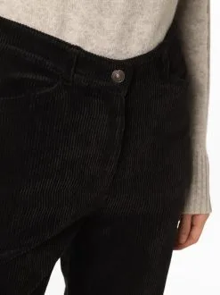 Marie Lund Ribbroeken Flared Broek Dames Zwart -Marie Lund Verkoop 23a5ce7ca1719f4b9899992b488c533f