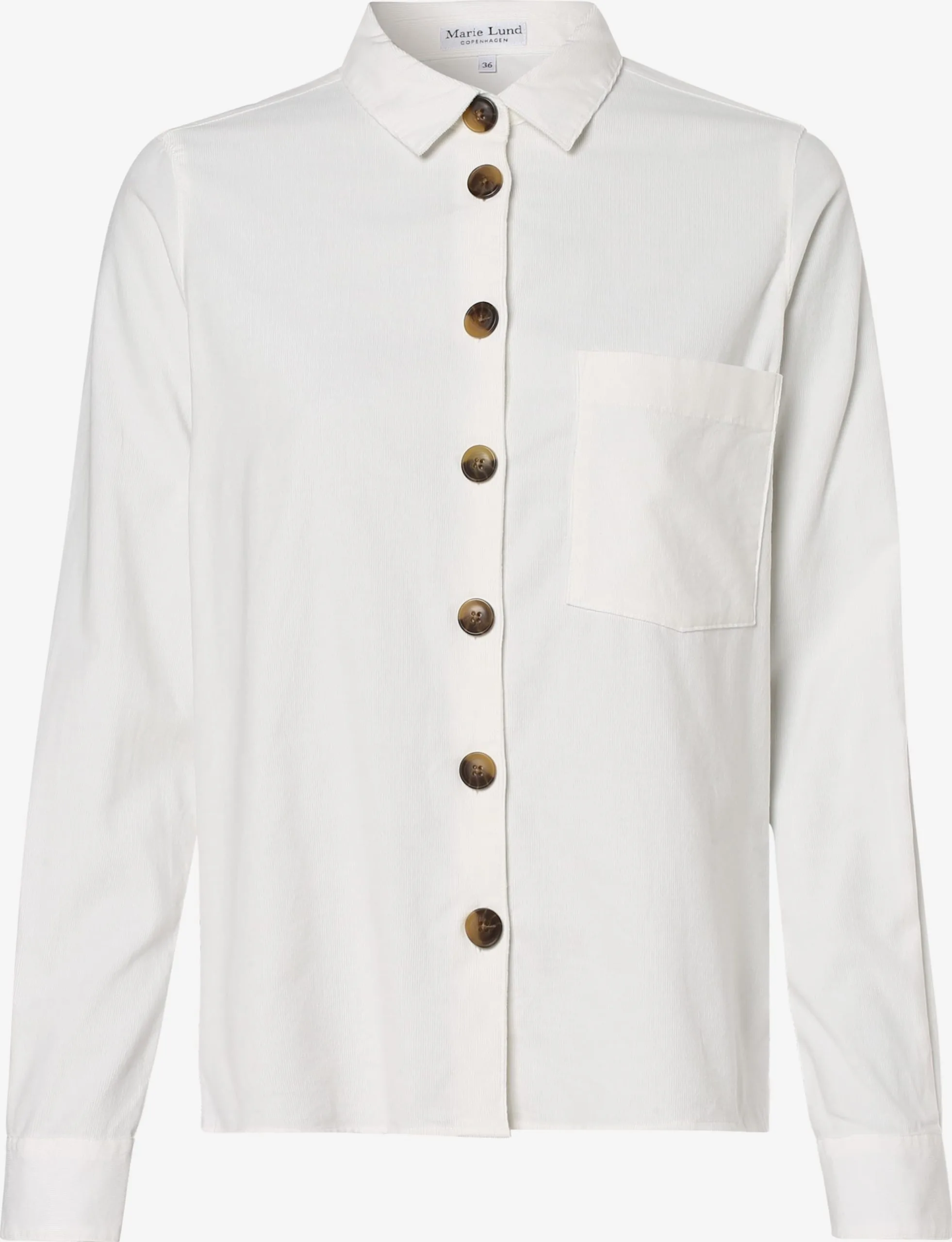 Marie Lund Overhemden Blouse Dames Wit 1 Marie Lund Overhemden Blouse Dames Wit