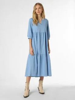Marie Lund Maxi Jurken Jurk Zora Dames Blauw