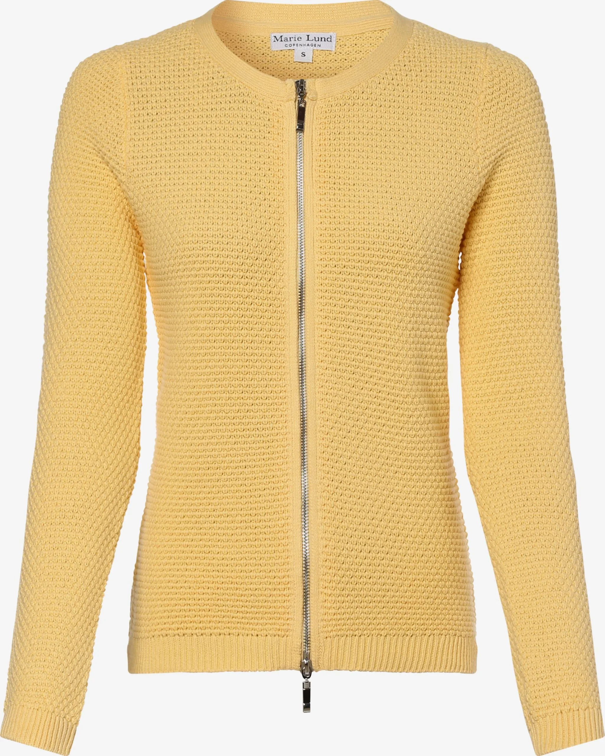 Marie Lund Vesten Gebreid Vest Dames Geel 1 Marie Lund Vesten Gebreid Vest Dames Geel