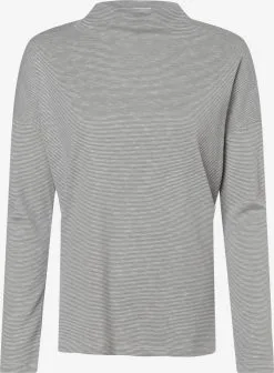 Marie Lund Longsleeves Shirt Dames Grijs Gemêleerd