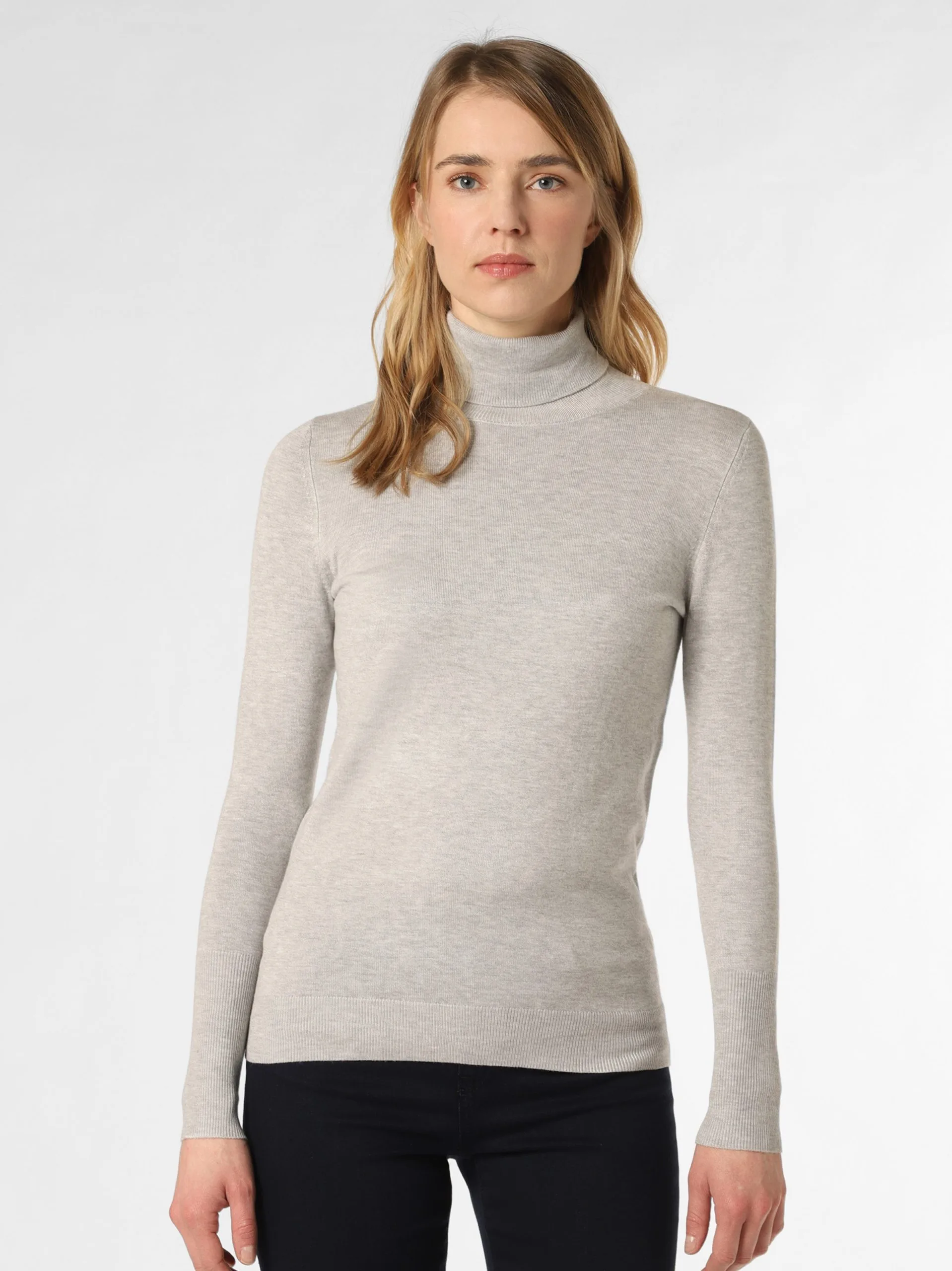 Marie Lund Coltruien Trui Dames Lichtgrijs 2 Marie Lund Coltruien Trui Dames Lichtgrijs - Afbeelding 2