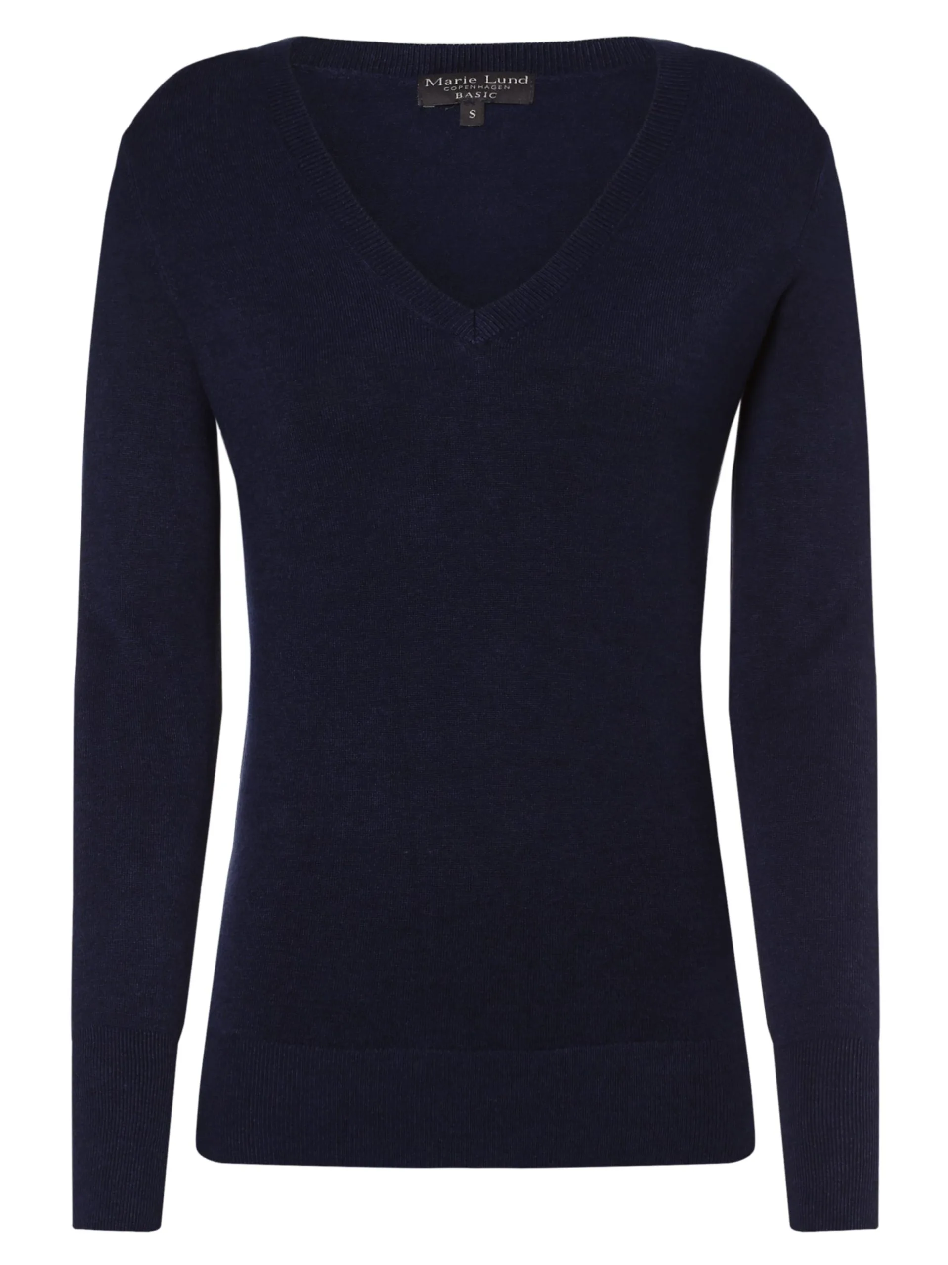 Marie Lund Basic Truien Trui Dames Donkerblauw 4 Marie Lund Basic Truien Trui Dames Donkerblauw - Afbeelding 4