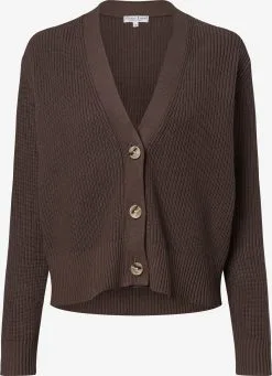 Marie Lund Vesten Gebreid Vest Dames Bruin