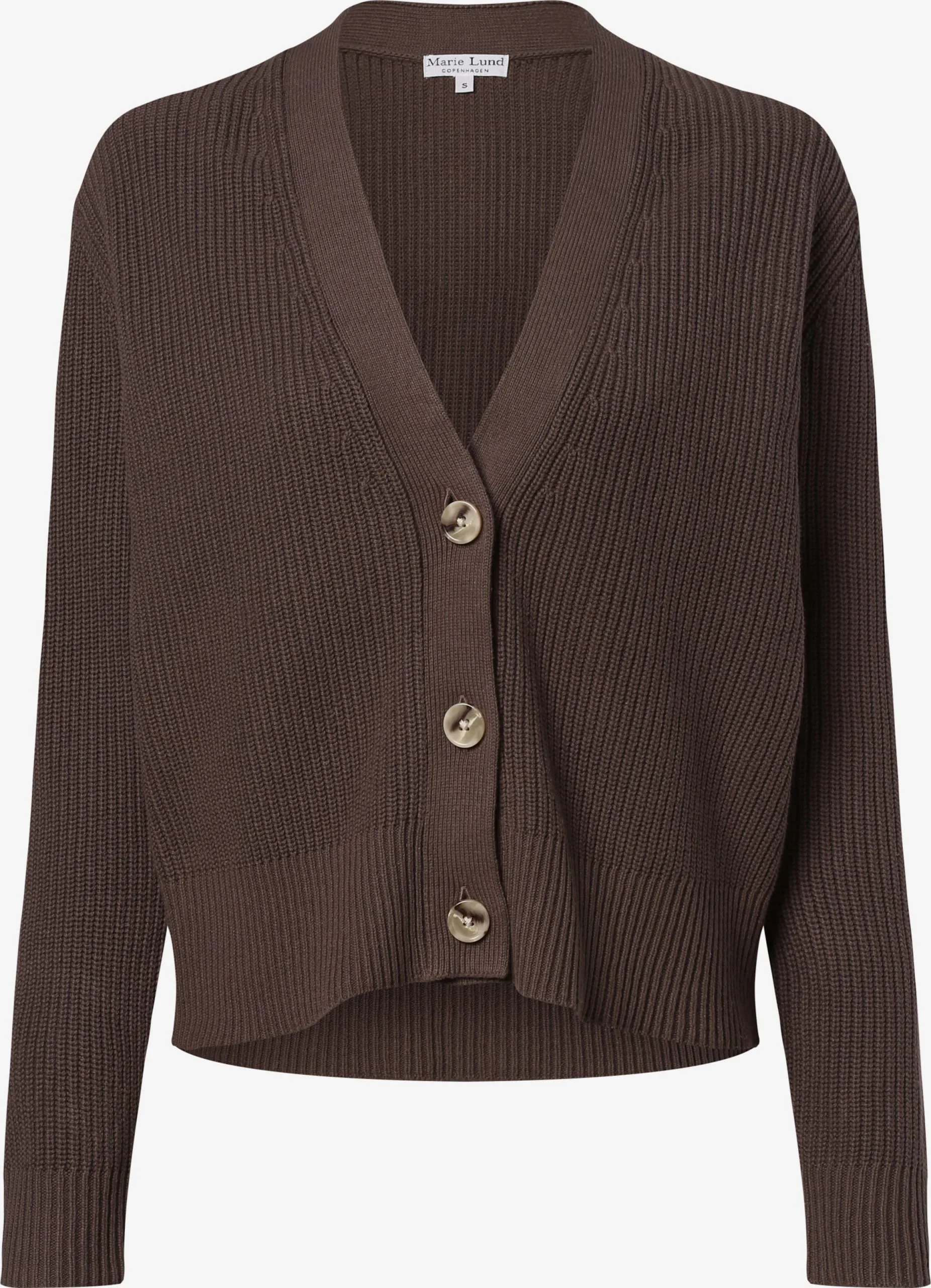 Marie Lund Vesten Gebreid Vest Dames Bruin 1 Marie Lund Vesten Gebreid Vest Dames Bruin