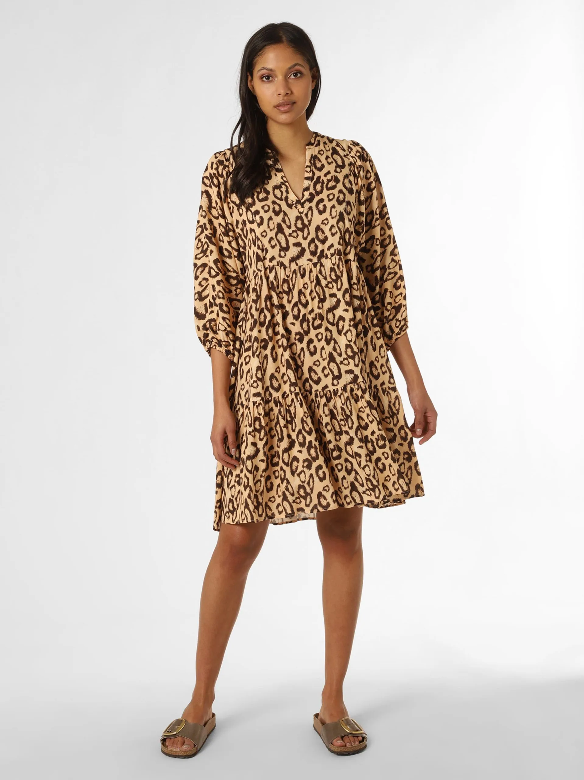 Marie Lund Mini Jurken Jurk Dames Beige 1 Marie Lund Mini Jurken Jurk Dames Beige