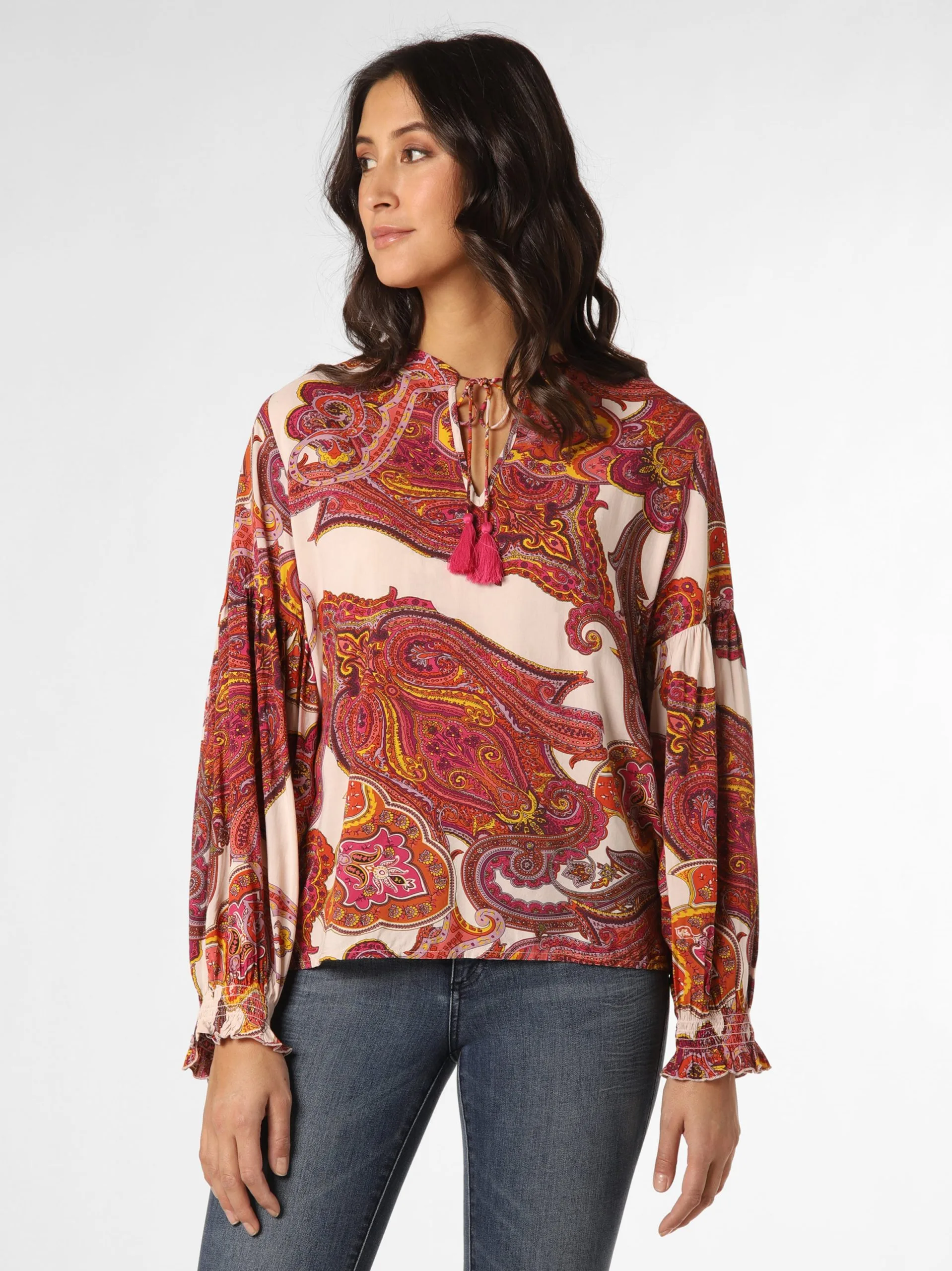 Marie Lund Blouseshirts Blouse Dames Beige / Bruin 2 Marie Lund Blouseshirts Blouse Dames Beige / Bruin - Afbeelding 2