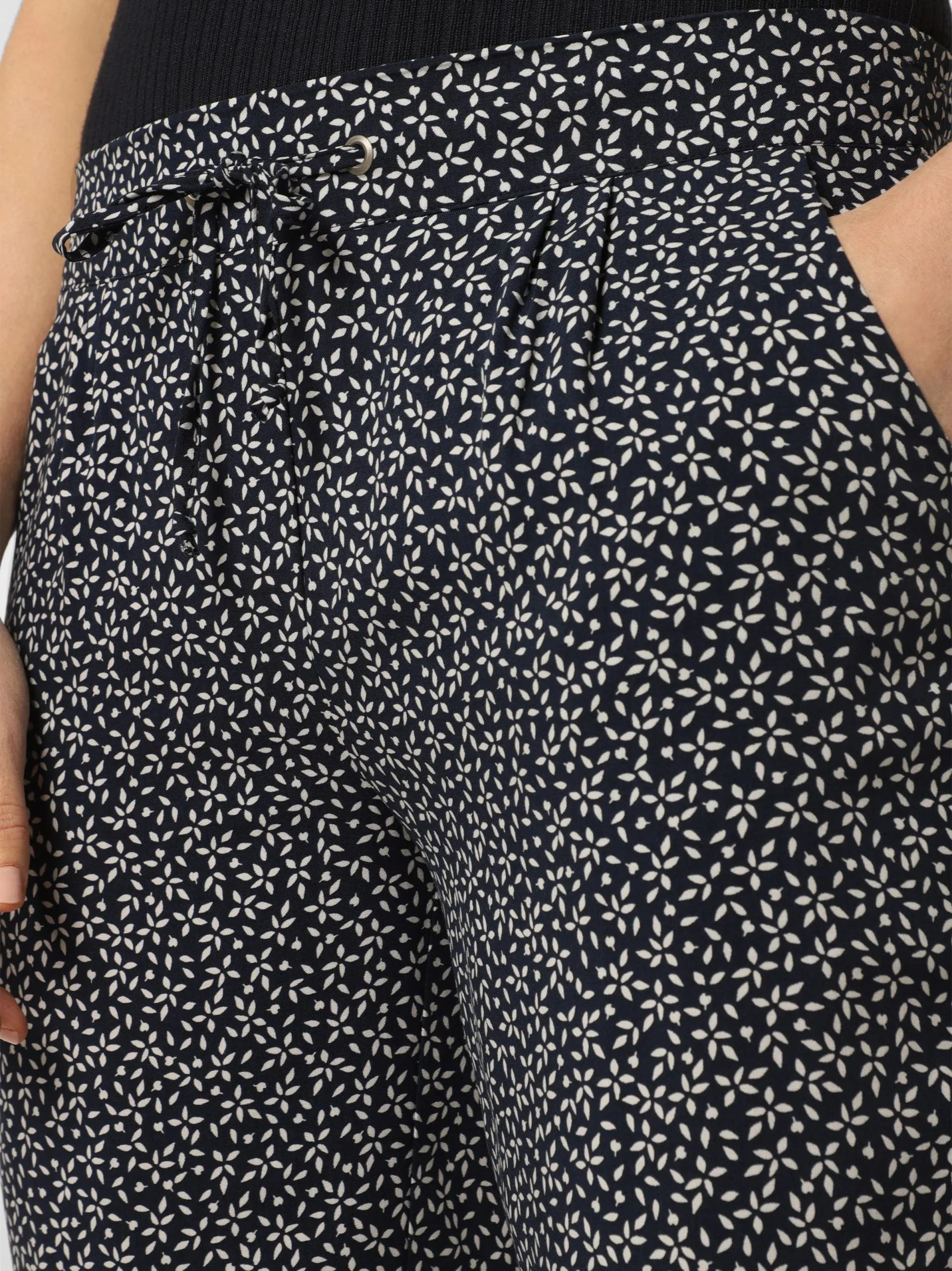 Marie Lund Bandplooibroeken Regular Bandplooibroek Dames Nachtblauw 3 Marie Lund Bandplooibroeken Regular Bandplooibroek Dames Nachtblauw - Afbeelding 3