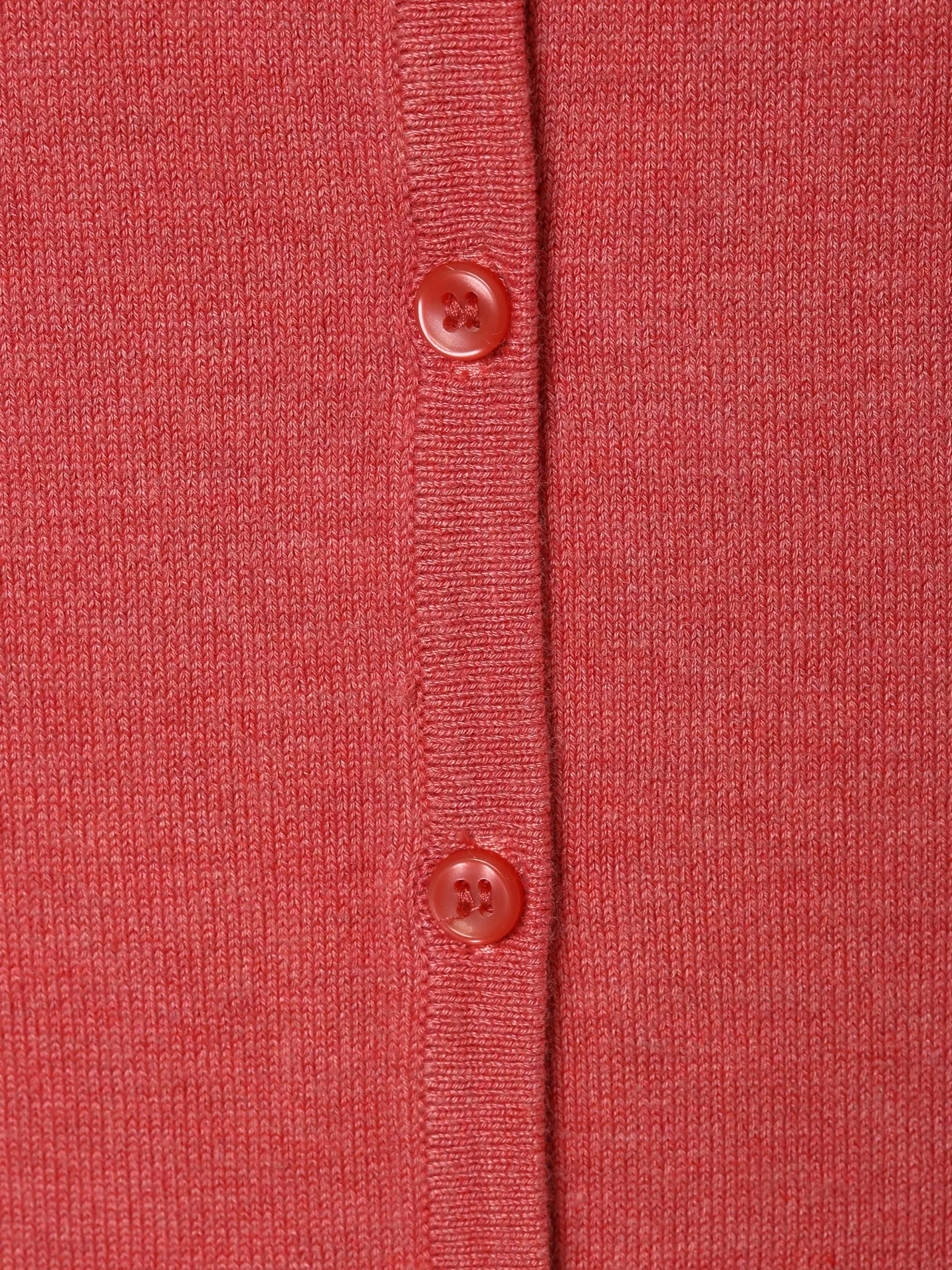 Marie Lund Vesten Gebreid Vest Dames Rood 3 Marie Lund Vesten Gebreid Vest Dames Rood - Afbeelding 3