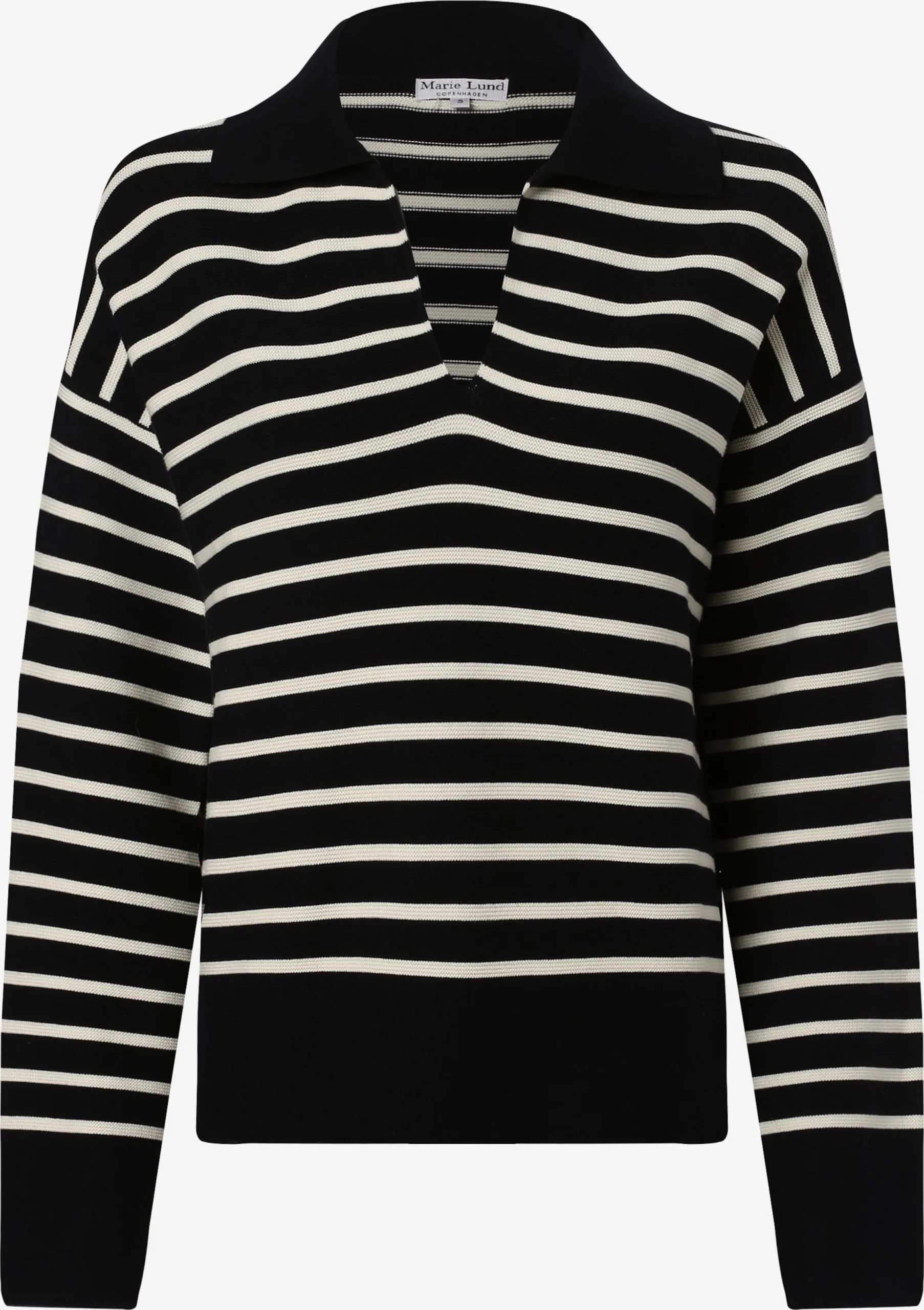 Marie Lund Fijngebreide Truien Trui Dames Marine 1 Marie Lund Fijngebreide Truien Trui Dames Marine