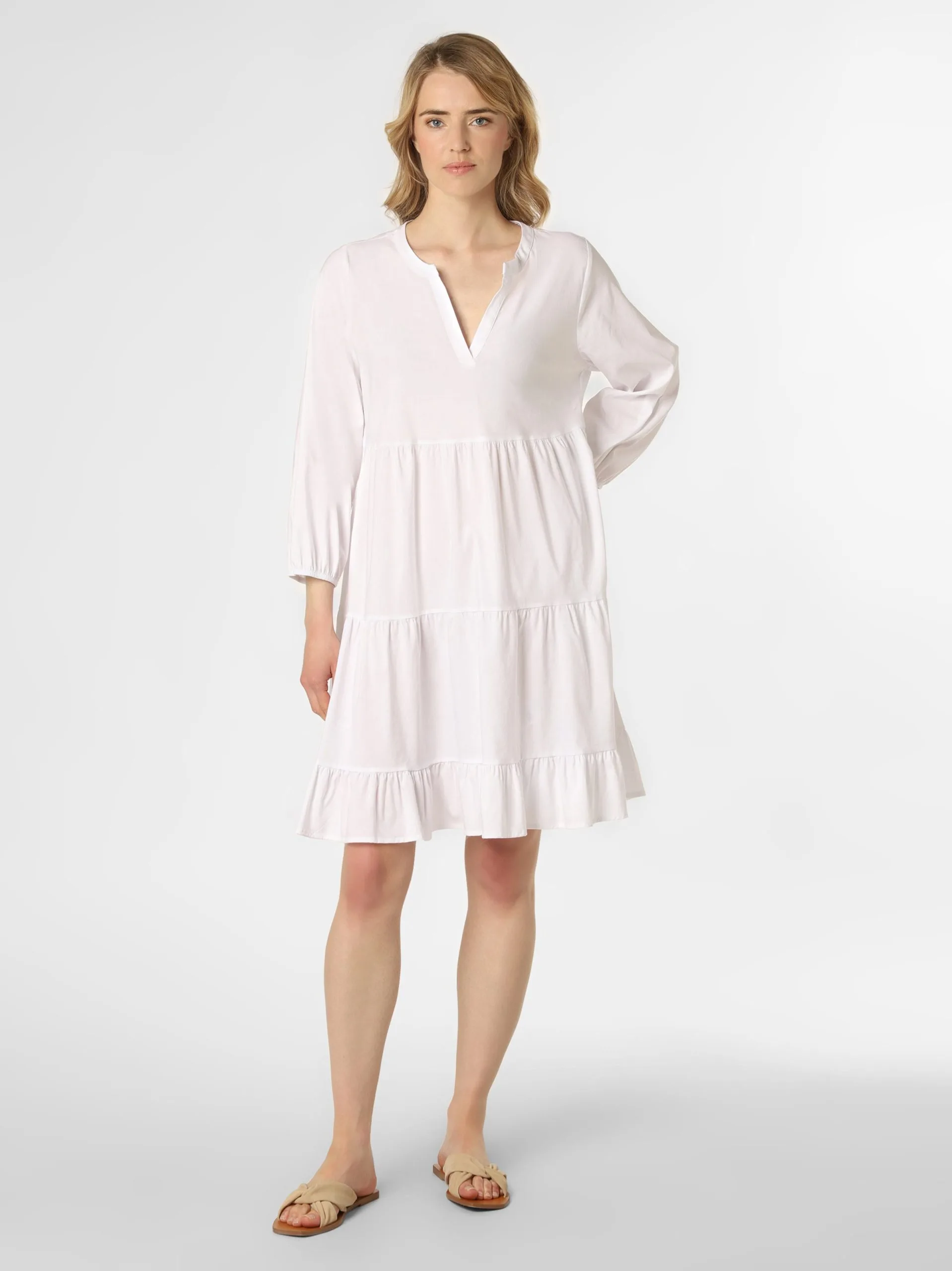 Marie Lund Mini Jurken Jurk Dames Wit 2 Marie Lund Mini Jurken Jurk Dames Wit - Afbeelding 2