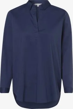 Marie Lund Blouseshirts Blouse Dames Donkerblauw