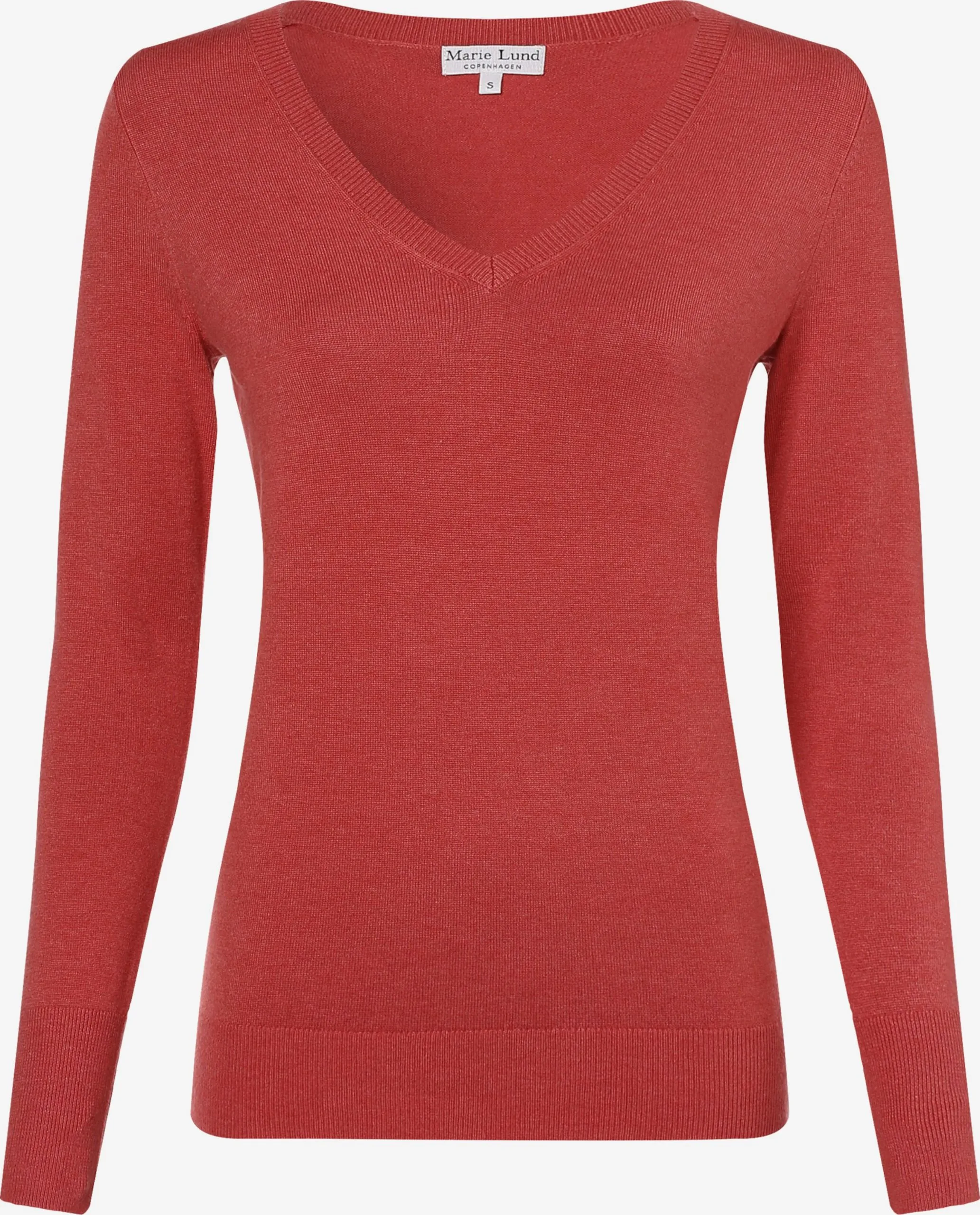 Marie Lund Basic Truien Trui Dames Donkerroze 1 Marie Lund Basic Truien Trui Dames Donkerroze