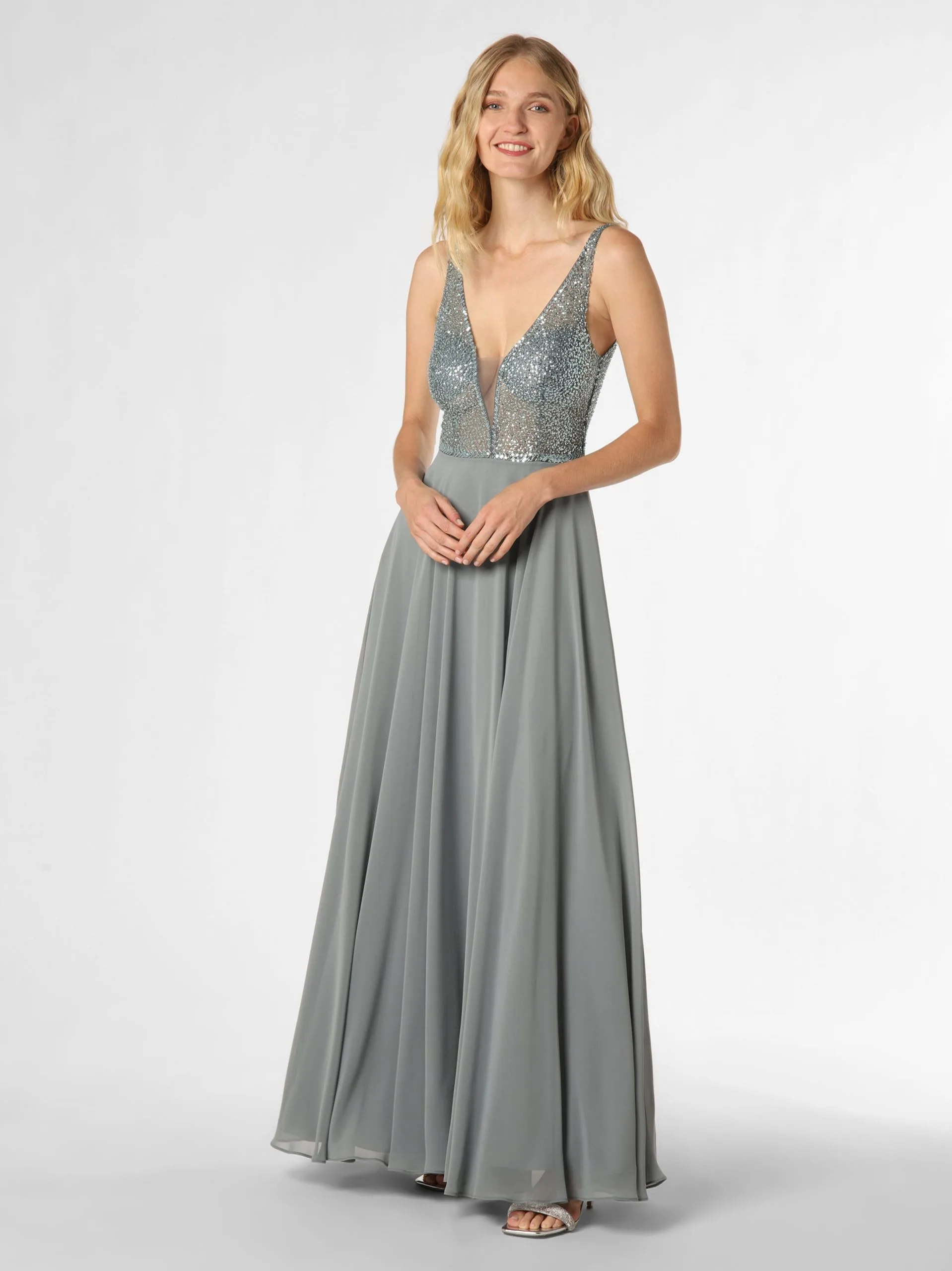 Marie Lund Avondjurken Avondjurk Dames Jade Groen 2 Marie Lund Avondjurken Avondjurk Dames Jade Groen - Afbeelding 2