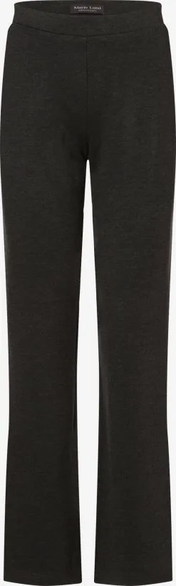 Marie Lund Broeken Flared Pantalon Dames Antraciet