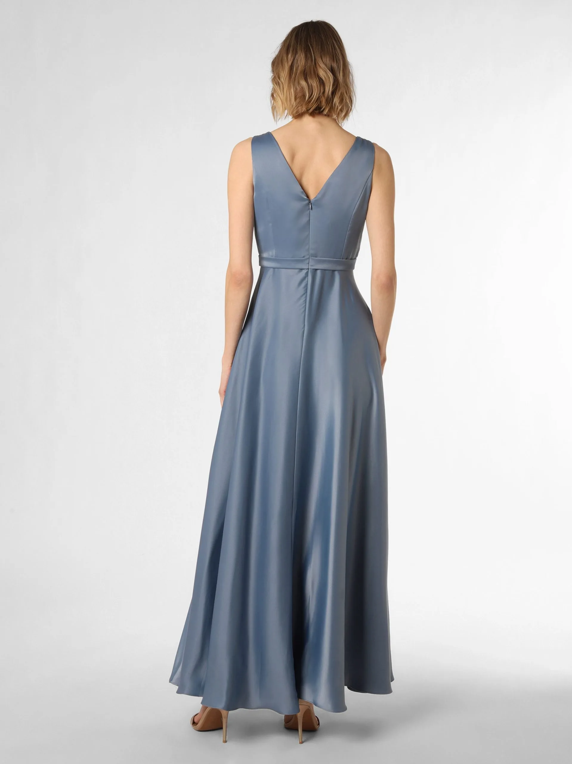 Marie Lund Avondjurken Avondjurk Dames Duifblauw 2 Marie Lund Avondjurken Avondjurk Dames Duifblauw - Afbeelding 2
