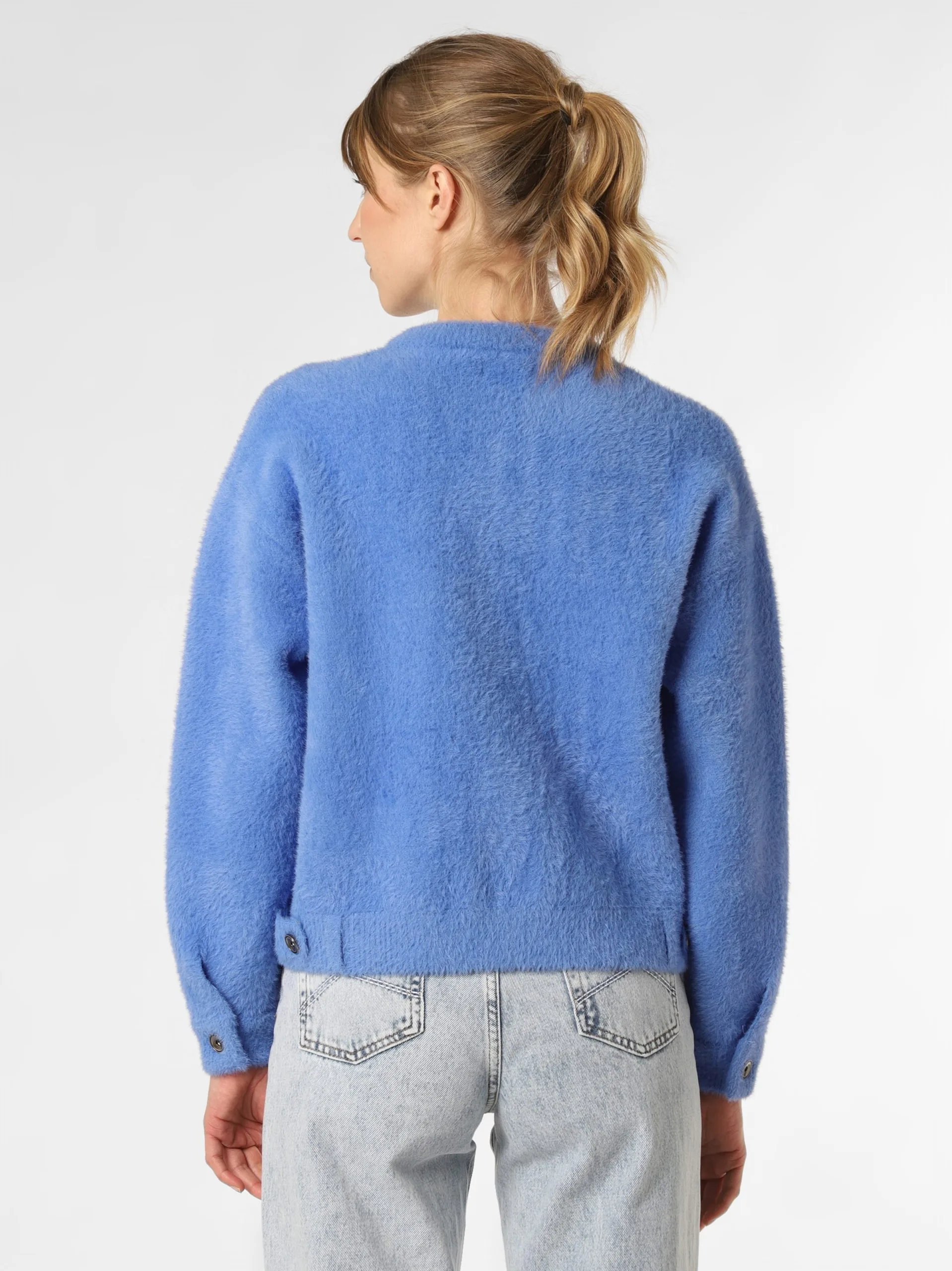 Marie Lund Vesten Gebreid Vest Dames Blauw / Royal Blue/koningsblauw 3 Marie Lund Vesten Gebreid Vest Dames Blauw / Royal Blue/koningsblauw - Afbeelding 3