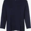 Marie Lund Shirts Met 3/4 Mouw Shirt Dames Marine