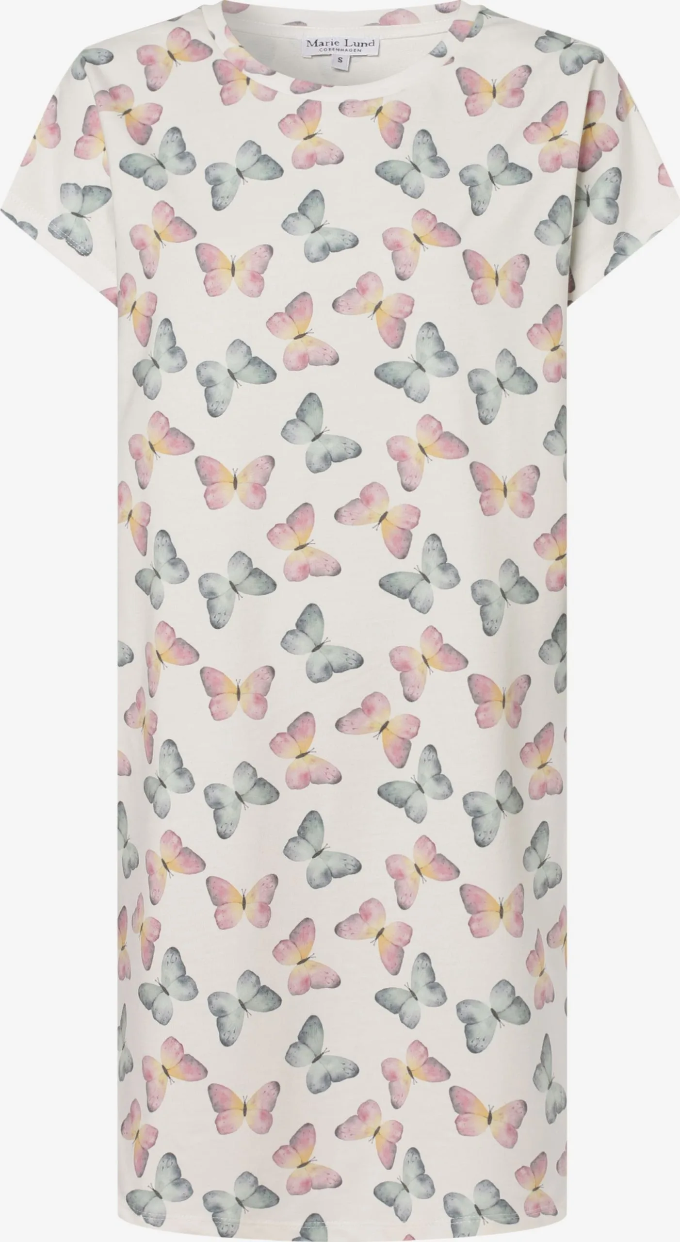 Marie Lund Mini Jurken Jurk Dames Ecru 1 Marie Lund Mini Jurken Jurk Dames Ecru