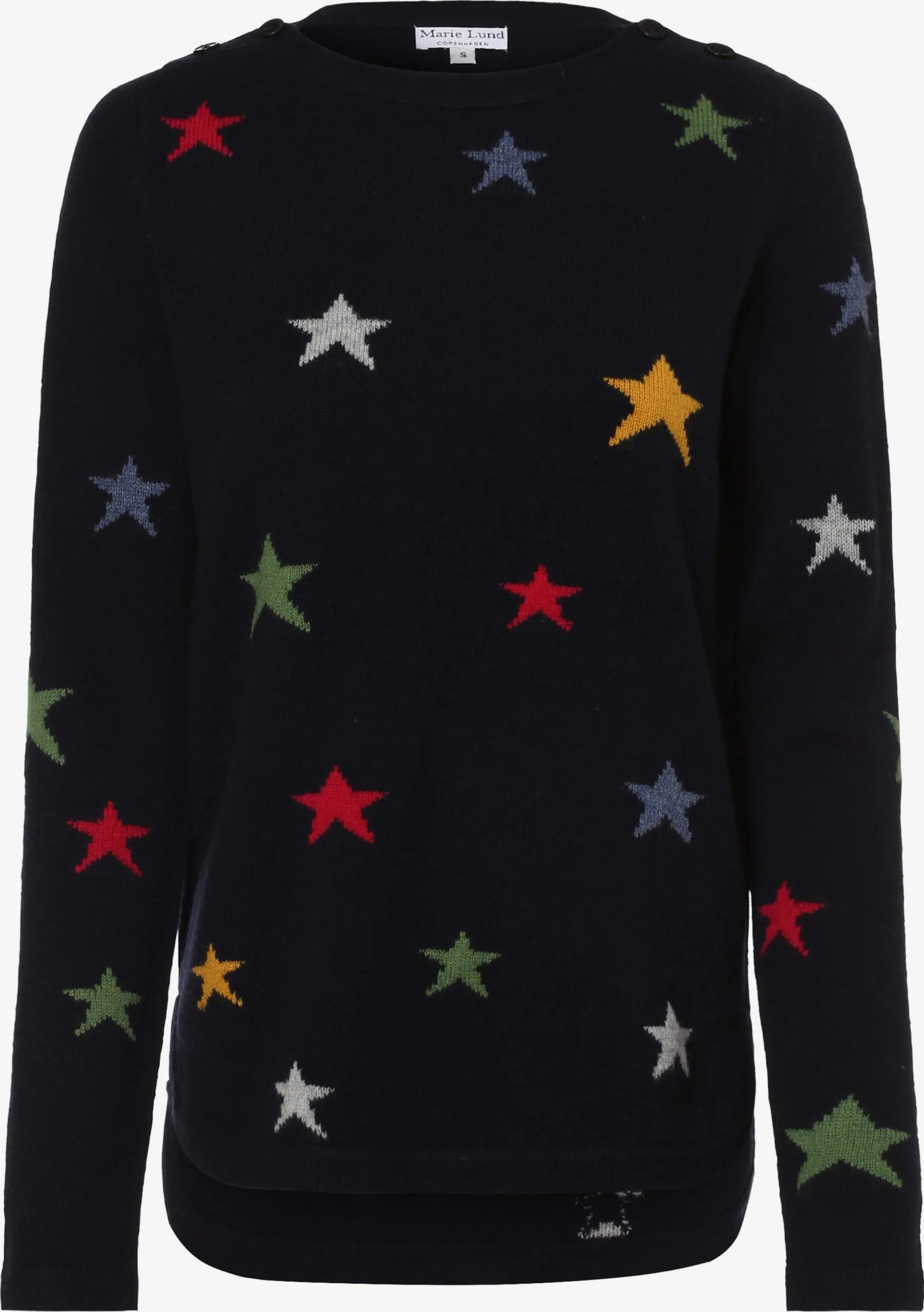 Marie Lund Fijngebreide Truien Trui Dames Zwart 1 Marie Lund Fijngebreide Truien Trui Dames Zwart