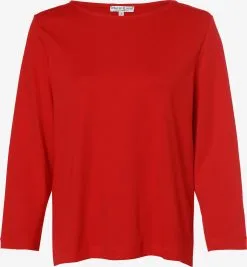 Marie Lund Shirts Met 3/4 Mouw Shirt Dames Rood