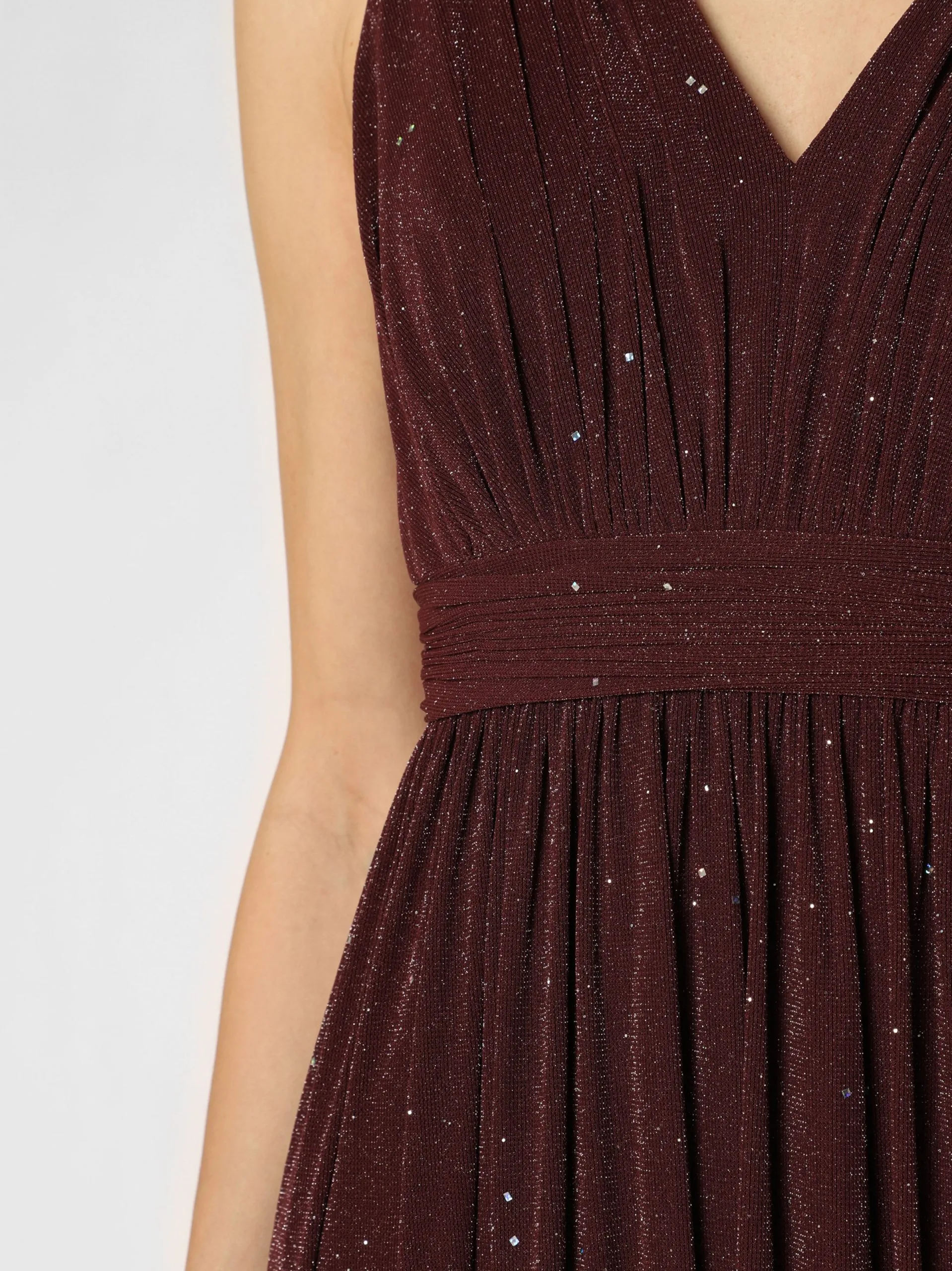 Marie Lund Avondjurken Avondjurk Dames Bordeaux 4 Marie Lund Avondjurken Avondjurk Dames Bordeaux - Afbeelding 4