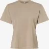 Marie Lund T-shirts Shirt Dames Beige