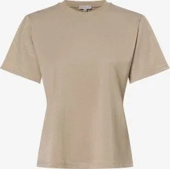 Marie Lund T-shirts Shirt Dames Beige