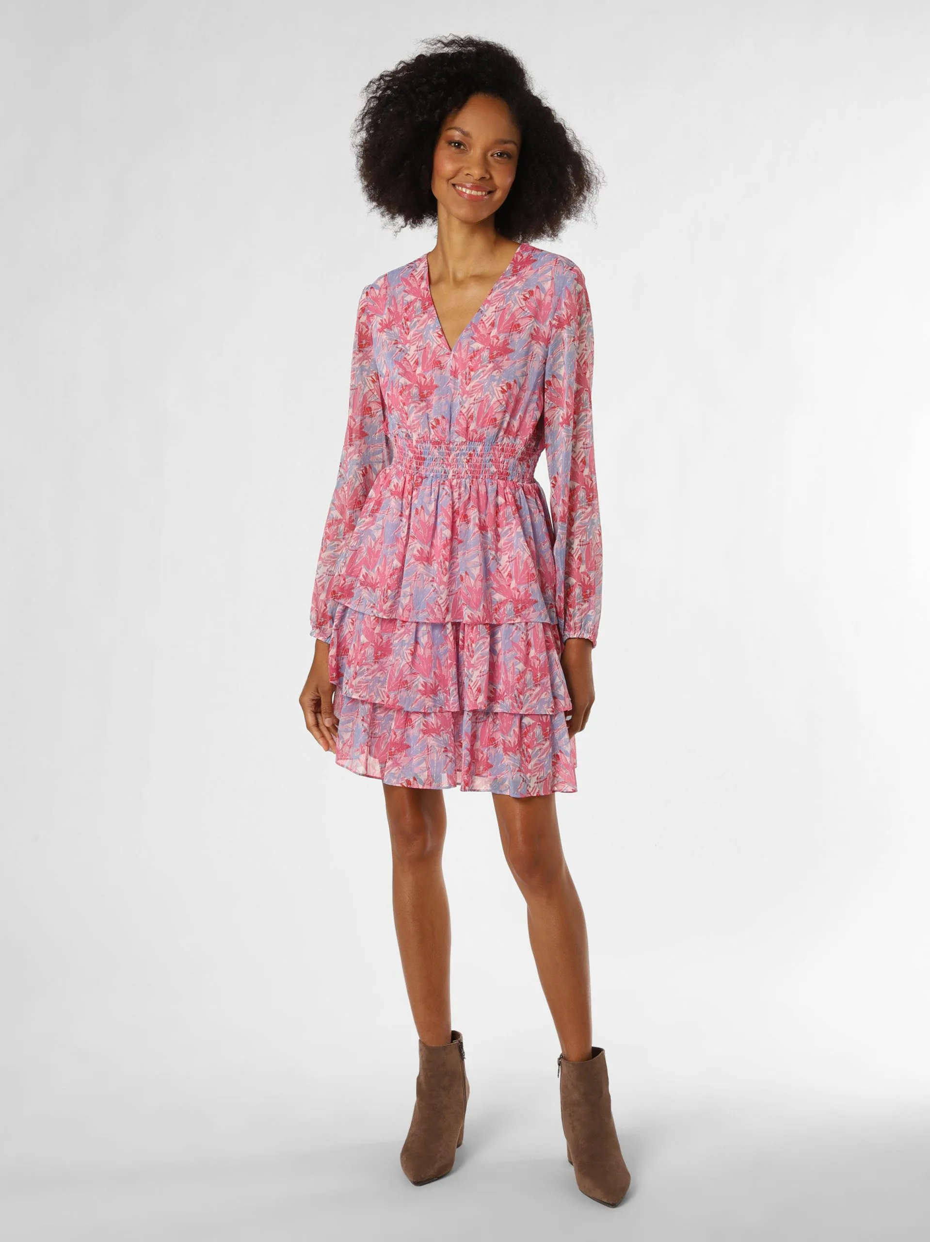 Marie Lund Mini Jurken Jurk Dames Pink 3 Marie Lund Mini Jurken Jurk Dames Pink - Afbeelding 3