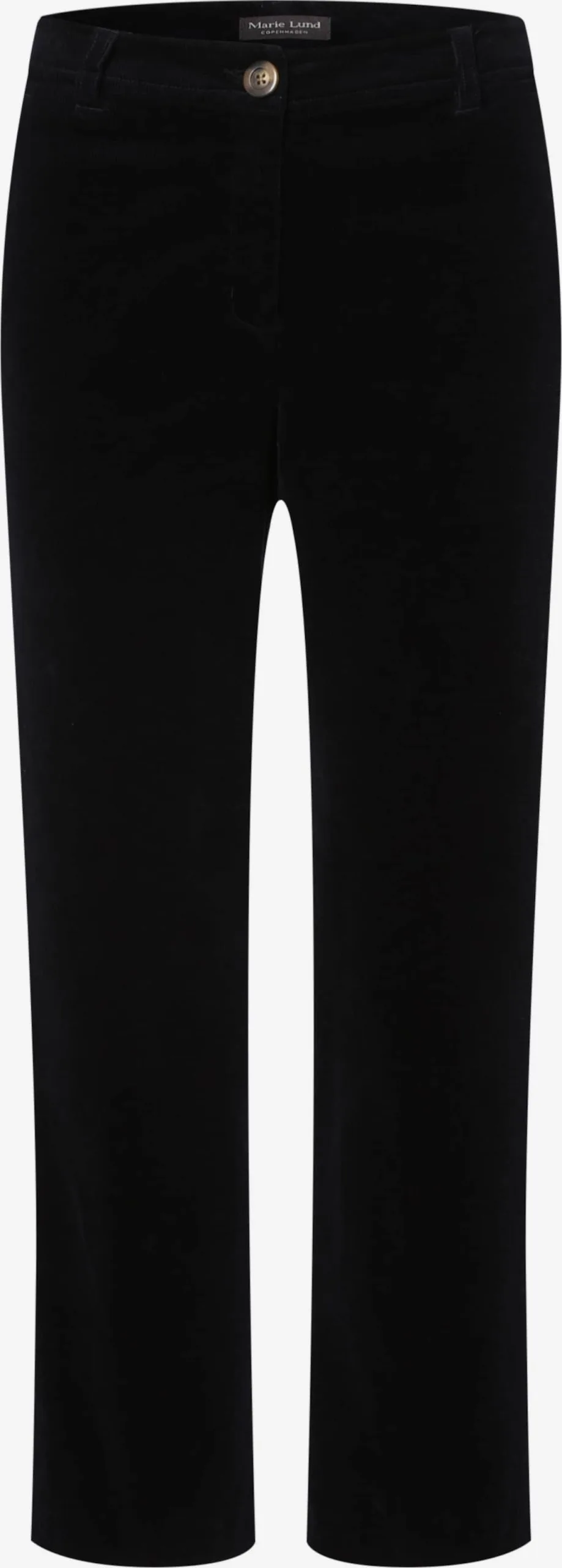 Marie Lund Ribbroeken Regular Broek Dames Marine 1 Marie Lund Ribbroeken Regular Broek Dames Marine