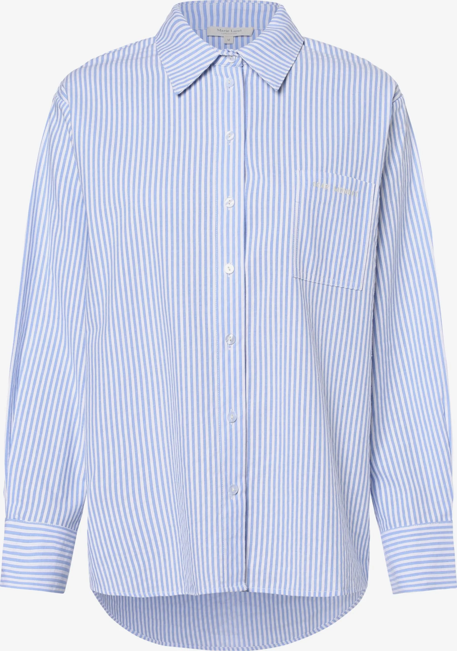 Marie Lund Overhemden Blouse Dames Lichtblauw 1 Marie Lund Overhemden Blouse Dames Lichtblauw