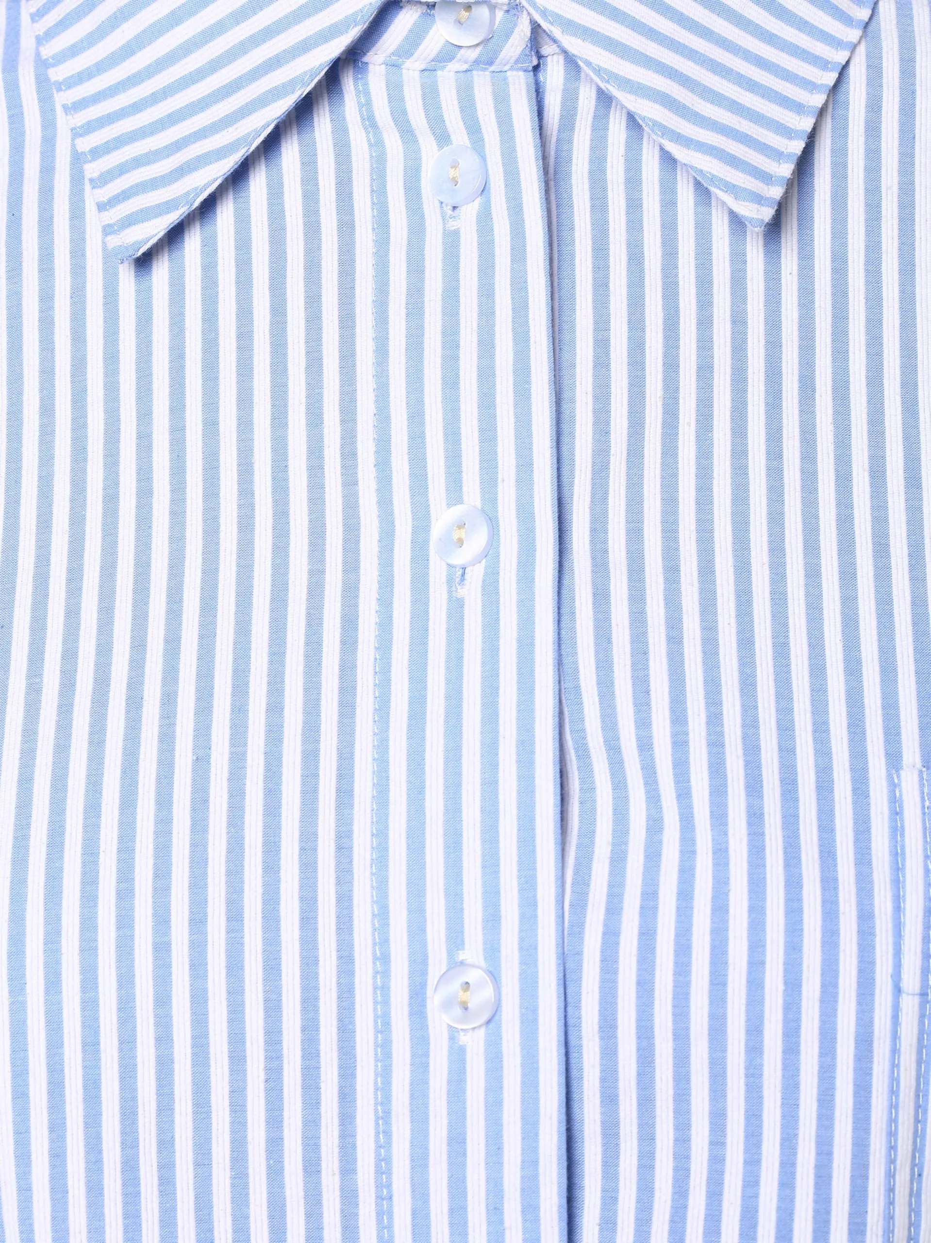 Marie Lund Overhemden Blouse Dames Lichtblauw 3 Marie Lund Overhemden Blouse Dames Lichtblauw - Afbeelding 3