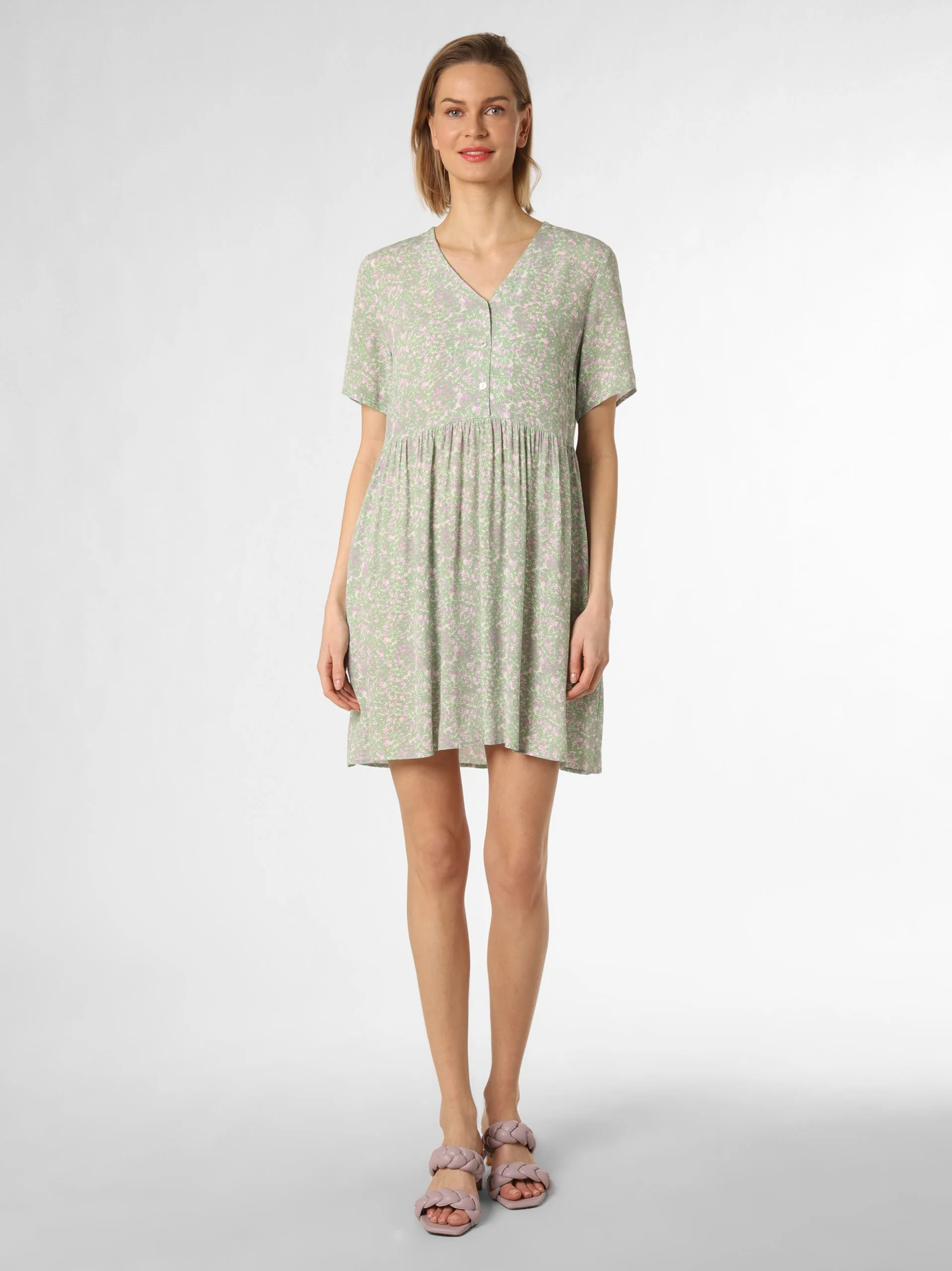 Marie Lund Zomerjurken Zomerjurk Dames Groen 1 Marie Lund Zomerjurken Zomerjurk Dames Groen