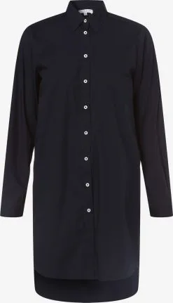 Marie Lund Lange Blouses Blouse Dames Marine