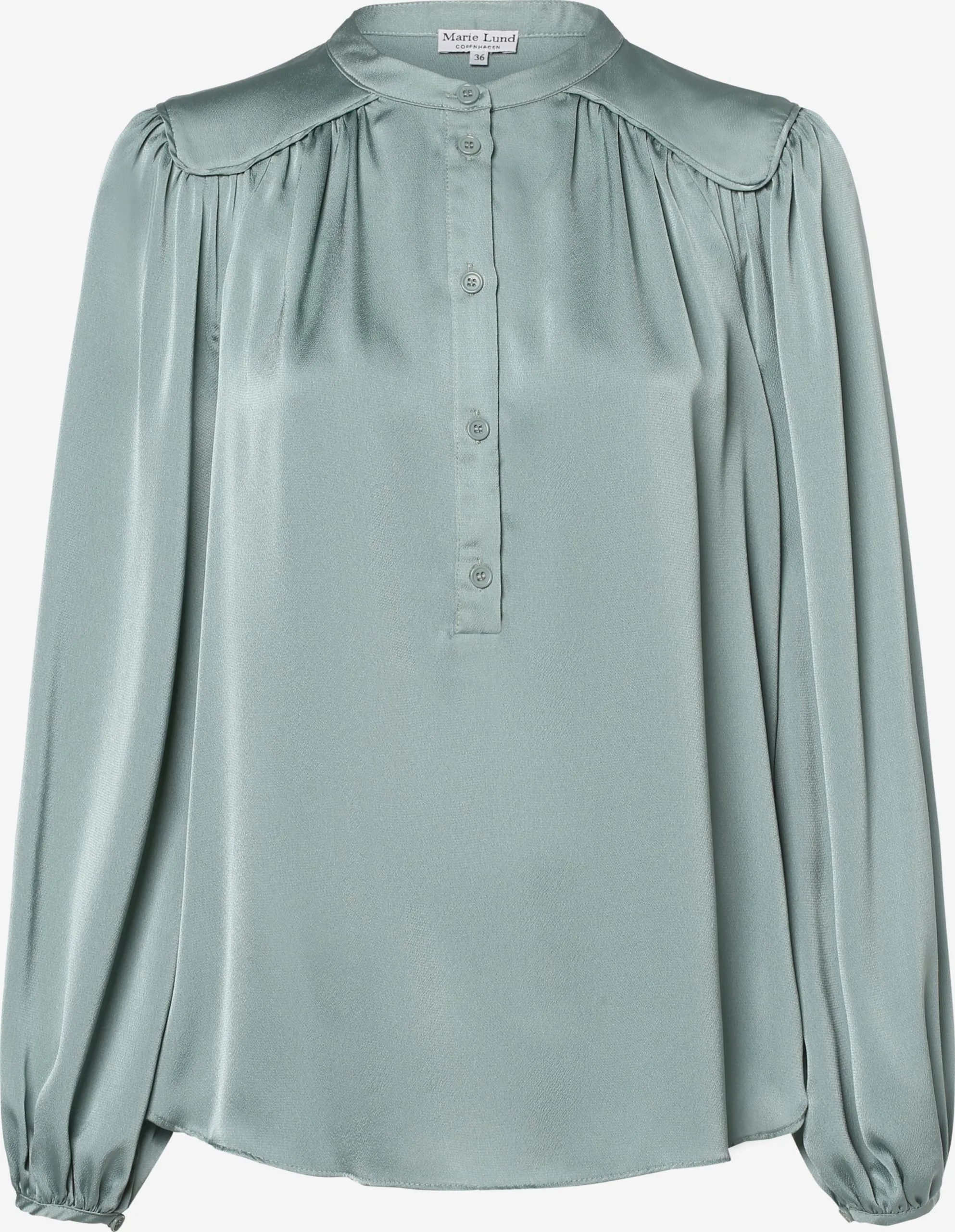 Marie Lund Overhemden Blouse Dames Aqua 1 Marie Lund Overhemden Blouse Dames Aqua