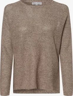 Marie Lund Basic Truien Trui Dames Bruin