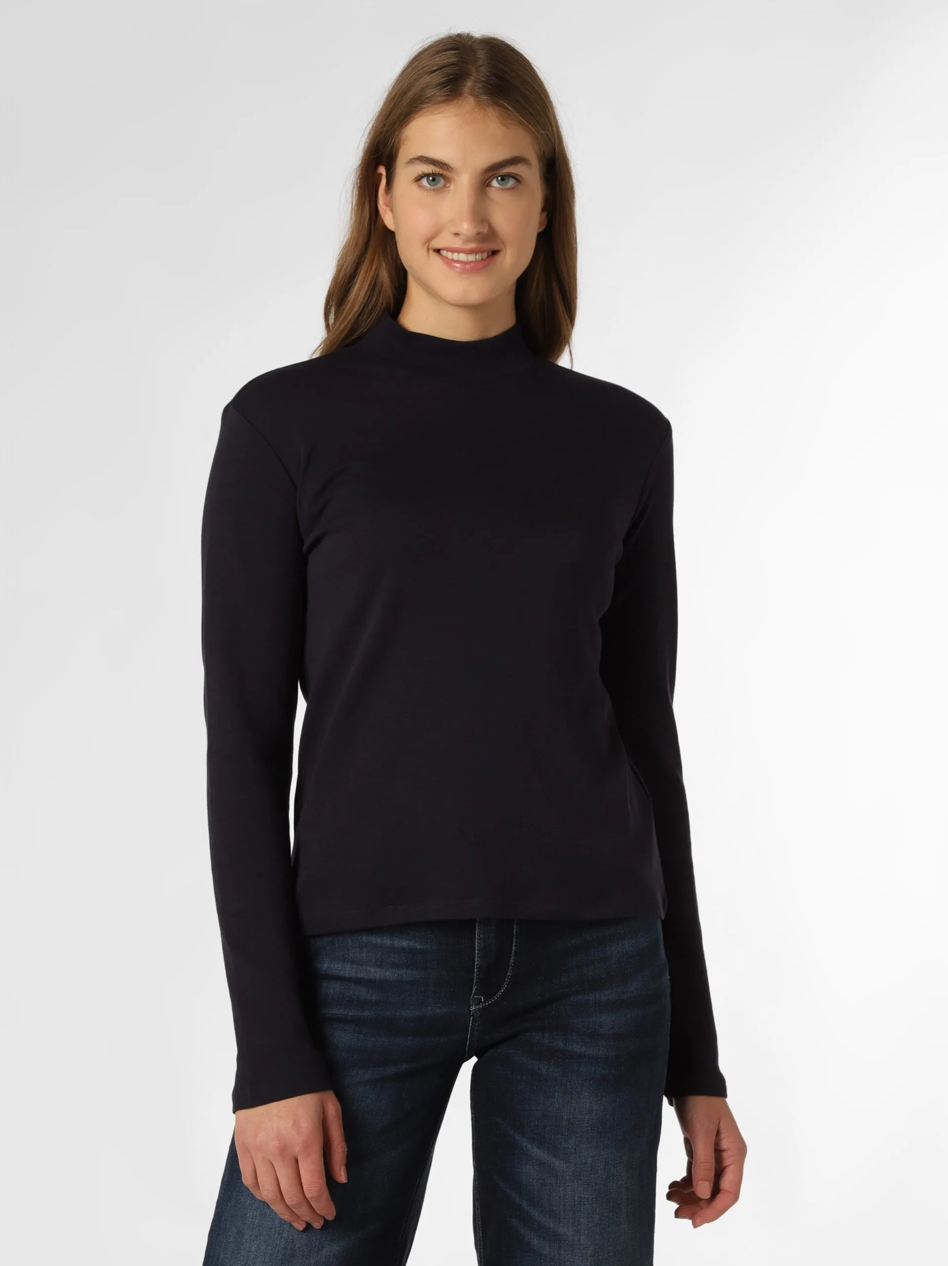 Marie Lund Longsleeves Shirt Dames Marine 2 Marie Lund Longsleeves Shirt Dames Marine - Afbeelding 2