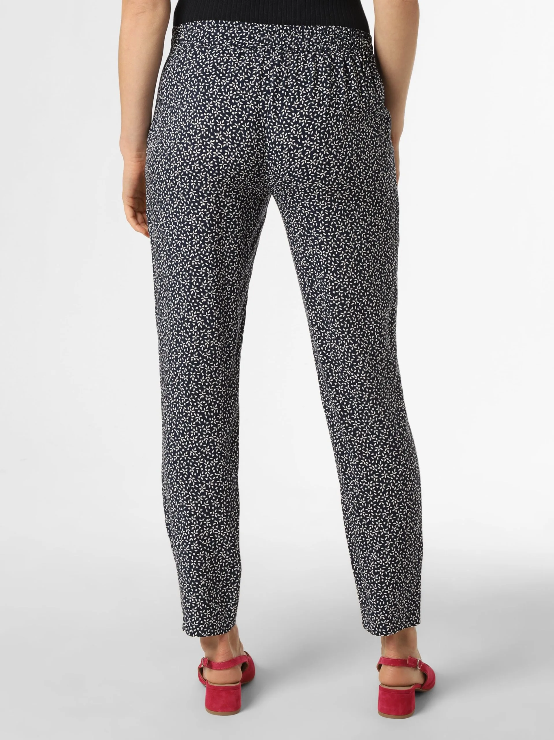 Marie Lund Bandplooibroeken Regular Bandplooibroek Dames Nachtblauw 2 Marie Lund Bandplooibroeken Regular Bandplooibroek Dames Nachtblauw - Afbeelding 2