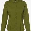 Marie Lund Overhemden Blouse Dames Groen