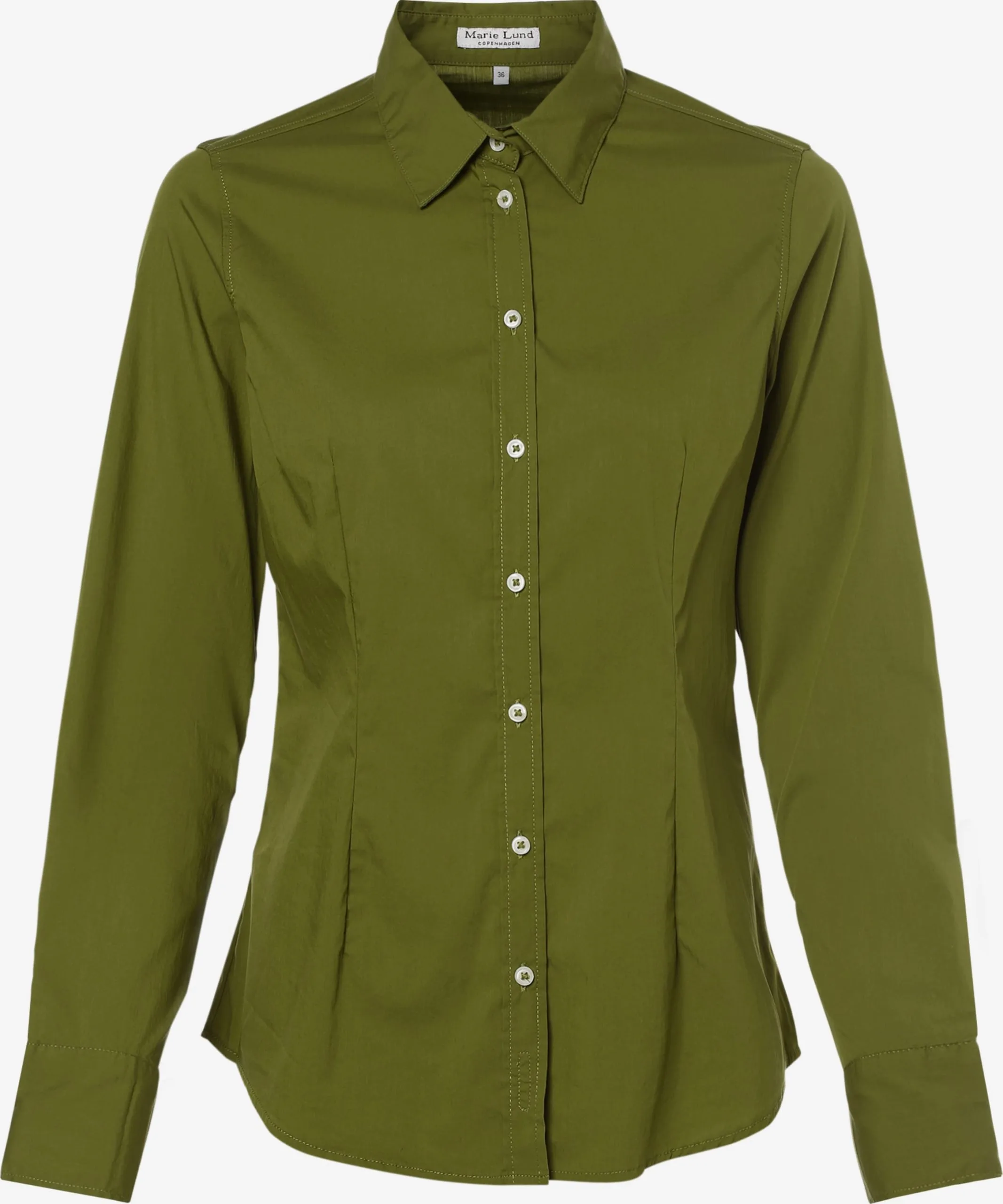 Marie Lund Overhemden Blouse Dames Groen 1 Marie Lund Overhemden Blouse Dames Groen